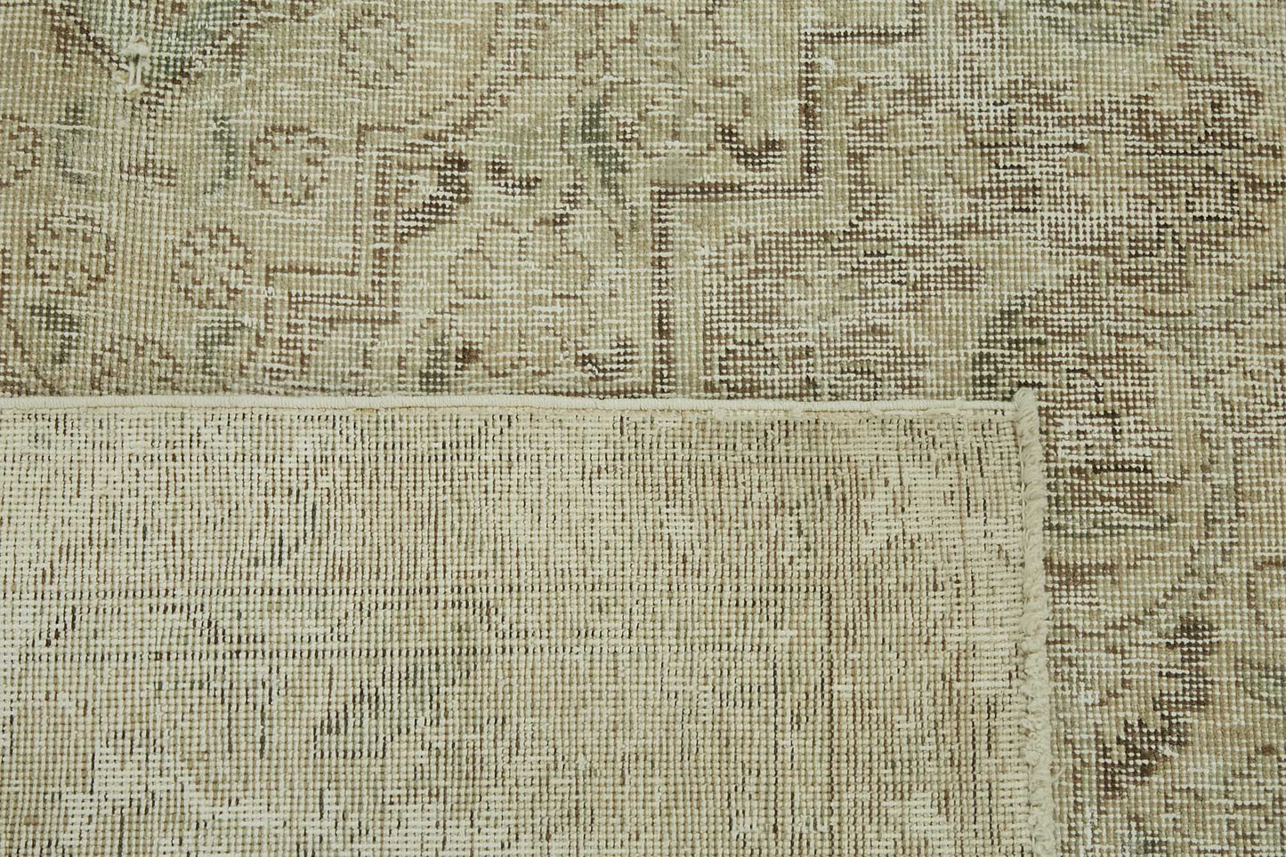 11x15 Beige Vintage Large Area Rug - 46471