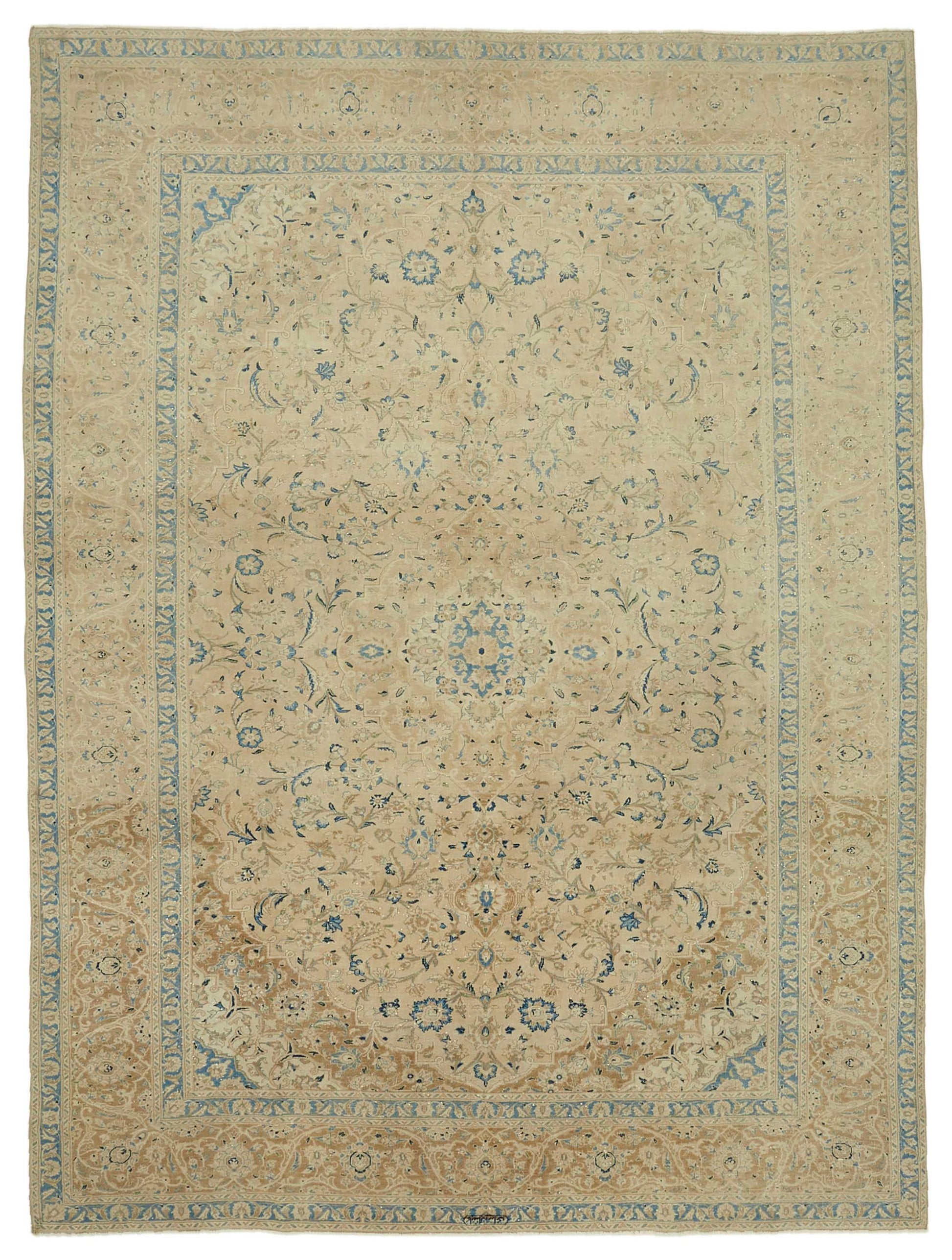 9x13 Beige Vintage Large Area Rug - 46474