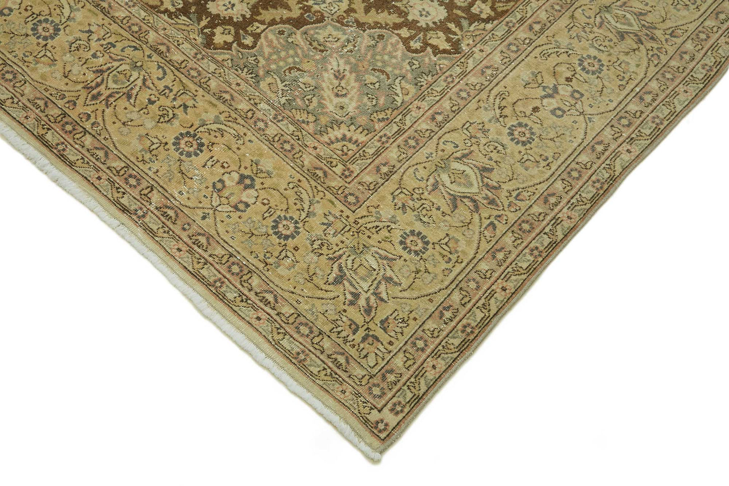 9x12 Beige Vintage Large Area Rug - 46475