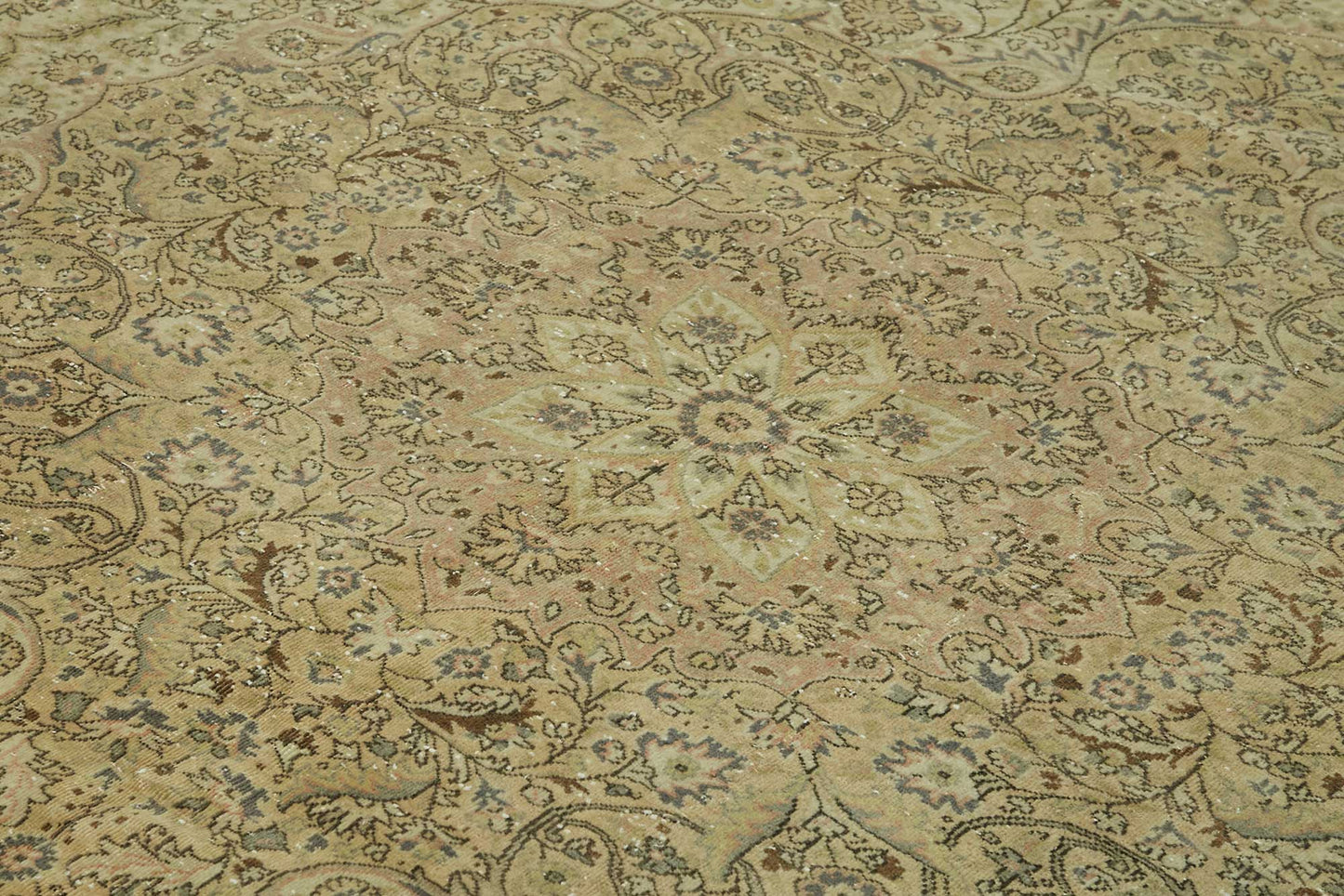 9x12 Beige Vintage Large Area Rug - 46475