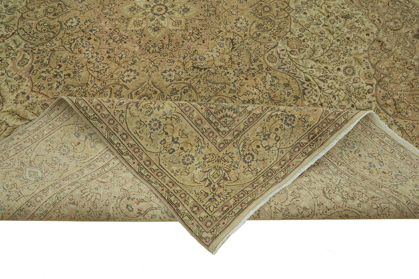 9x12 Beige Vintage Large Area Rug - 46475