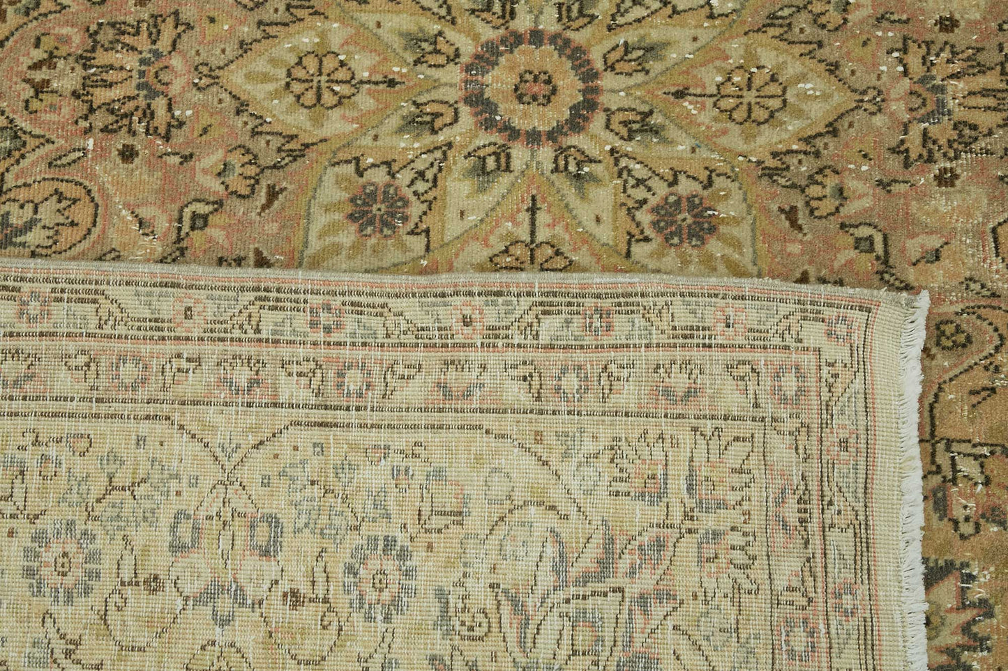 9x12 Beige Vintage Large Area Rug - 46475