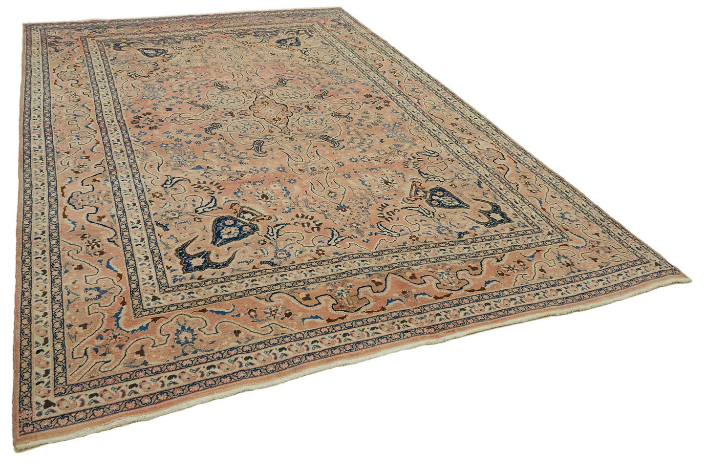 8x12 Beige Vintage Large Area Rug - 46476