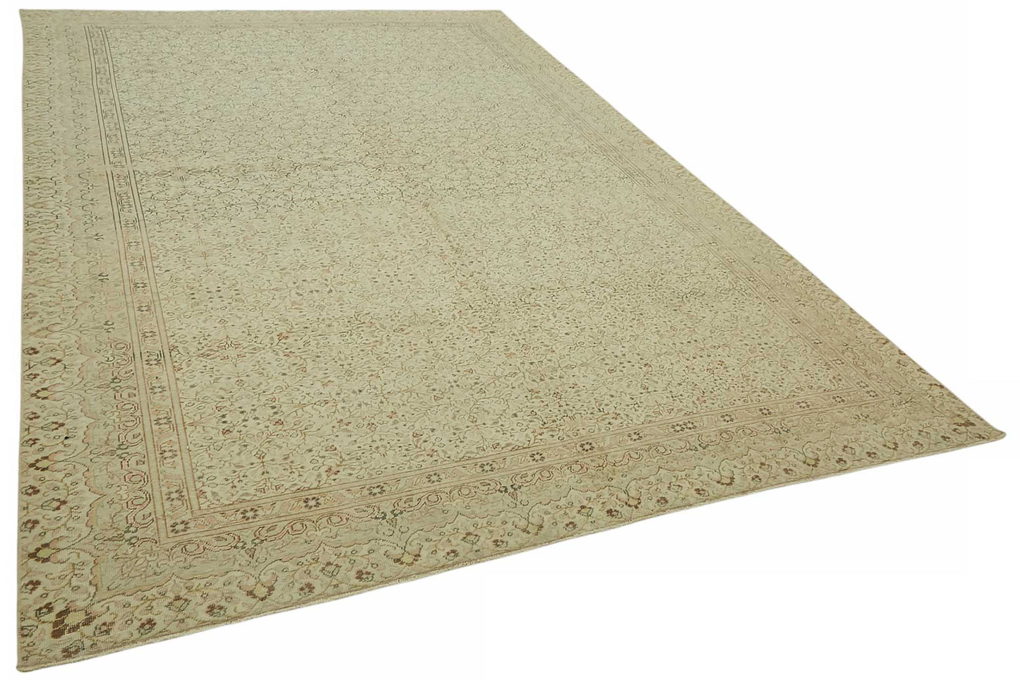 8x12 Beige Vintage Large Area Rug - 46509