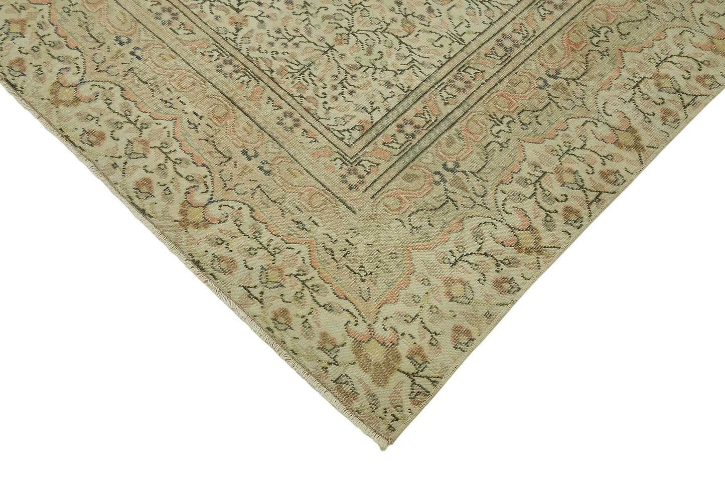 8x12 Beige Vintage Large Area Rug - 46509