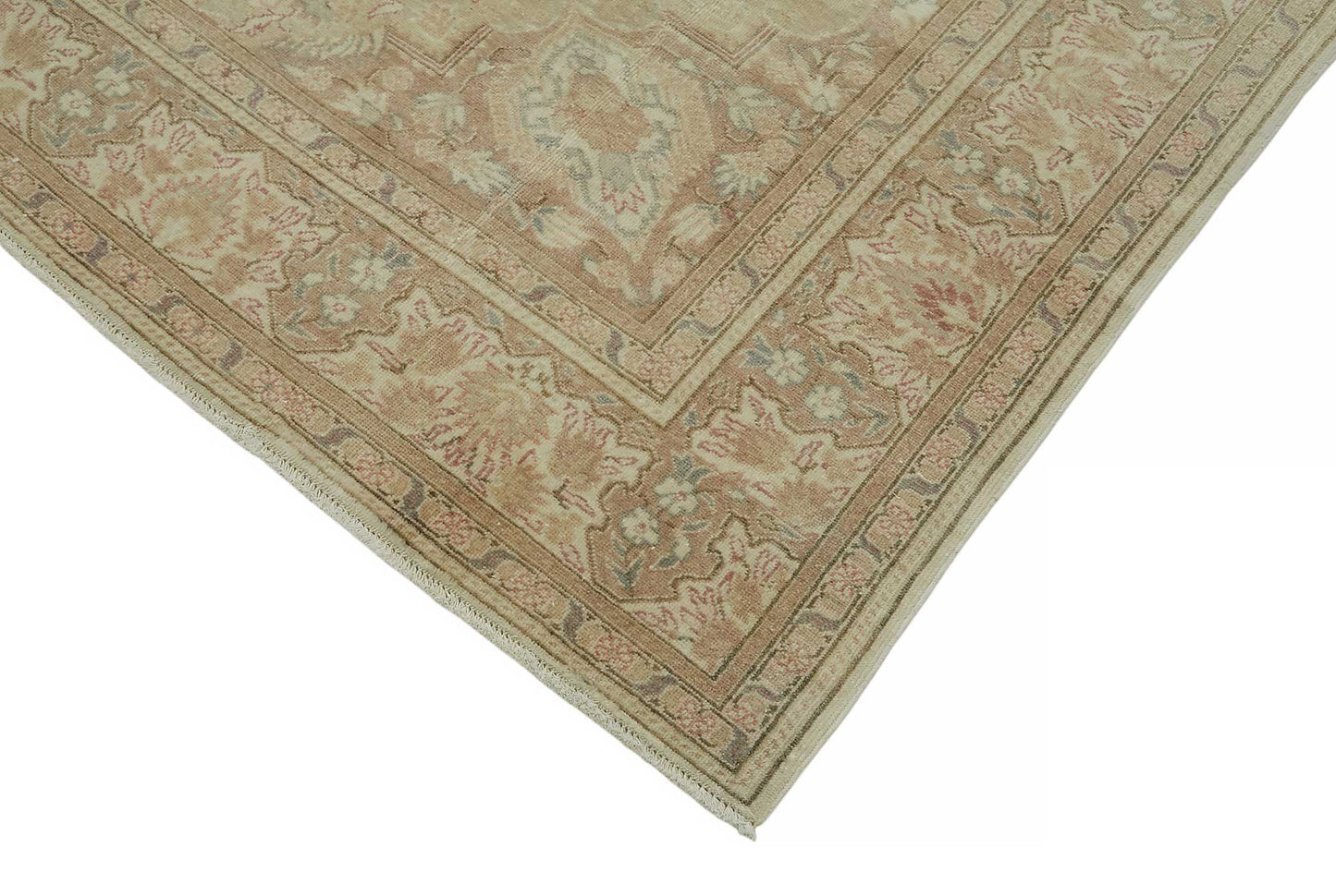 8x11 Beige Vintage Large Area Rug - 46510