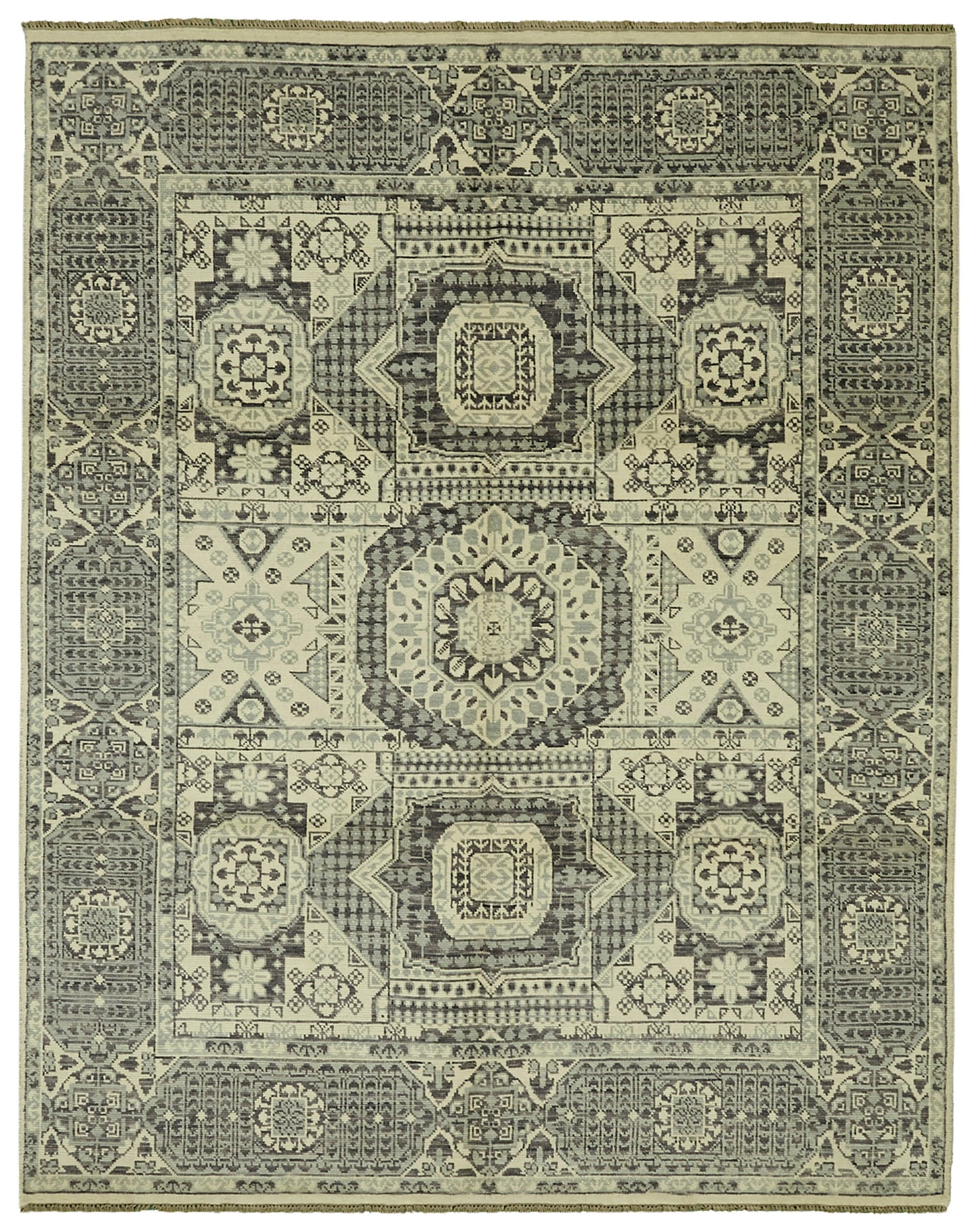 8x10 Beige Oushak Rug - 46526