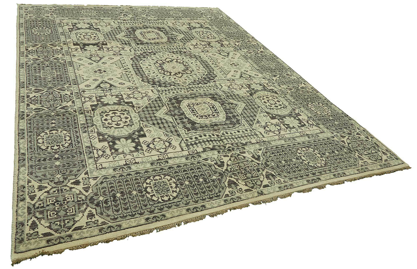 8x10 Beige Oushak Rug - 46526