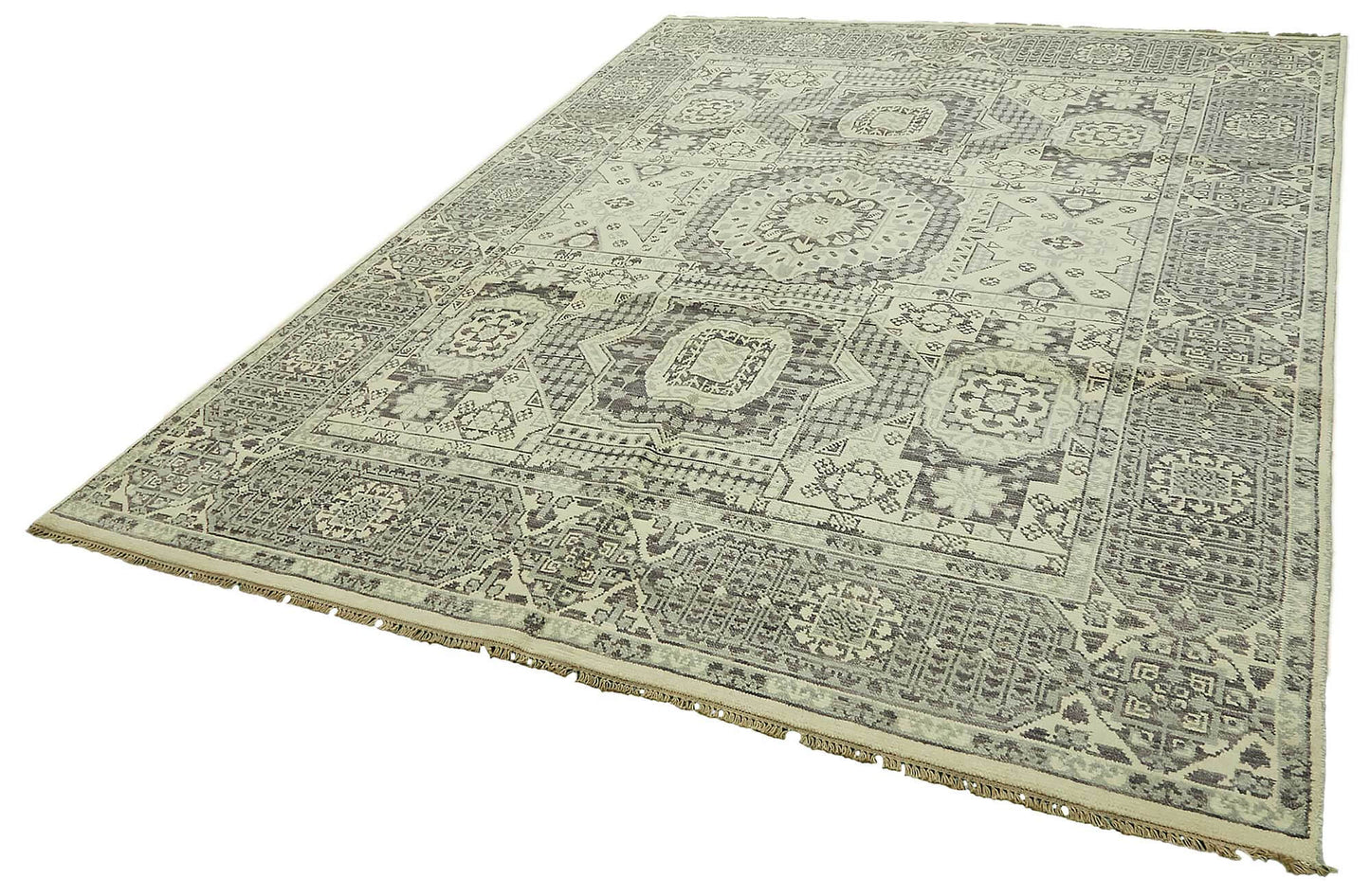 8x10 Beige Oushak Rug - 46526