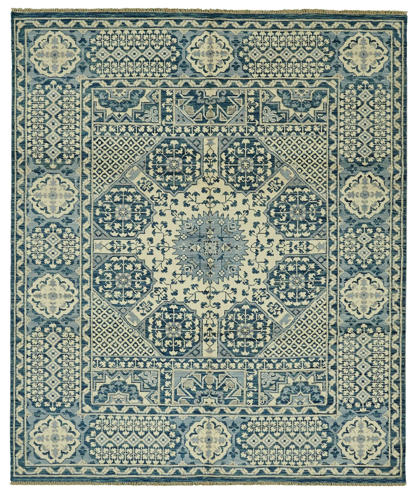 8x10 Beige Oushak Rug - 46527