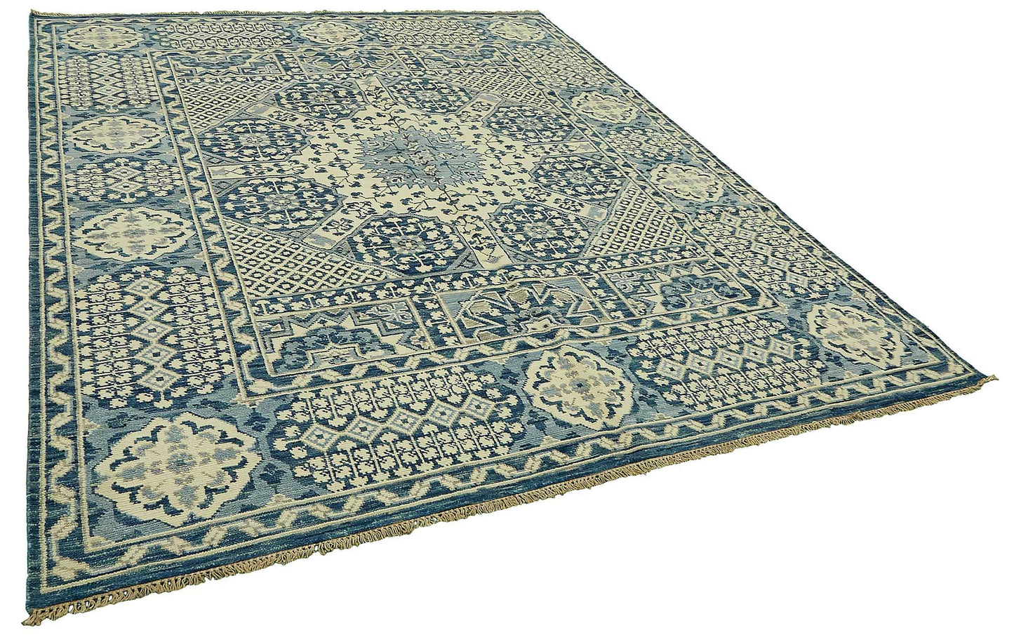 8x10 Beige Oushak Rug - 46527