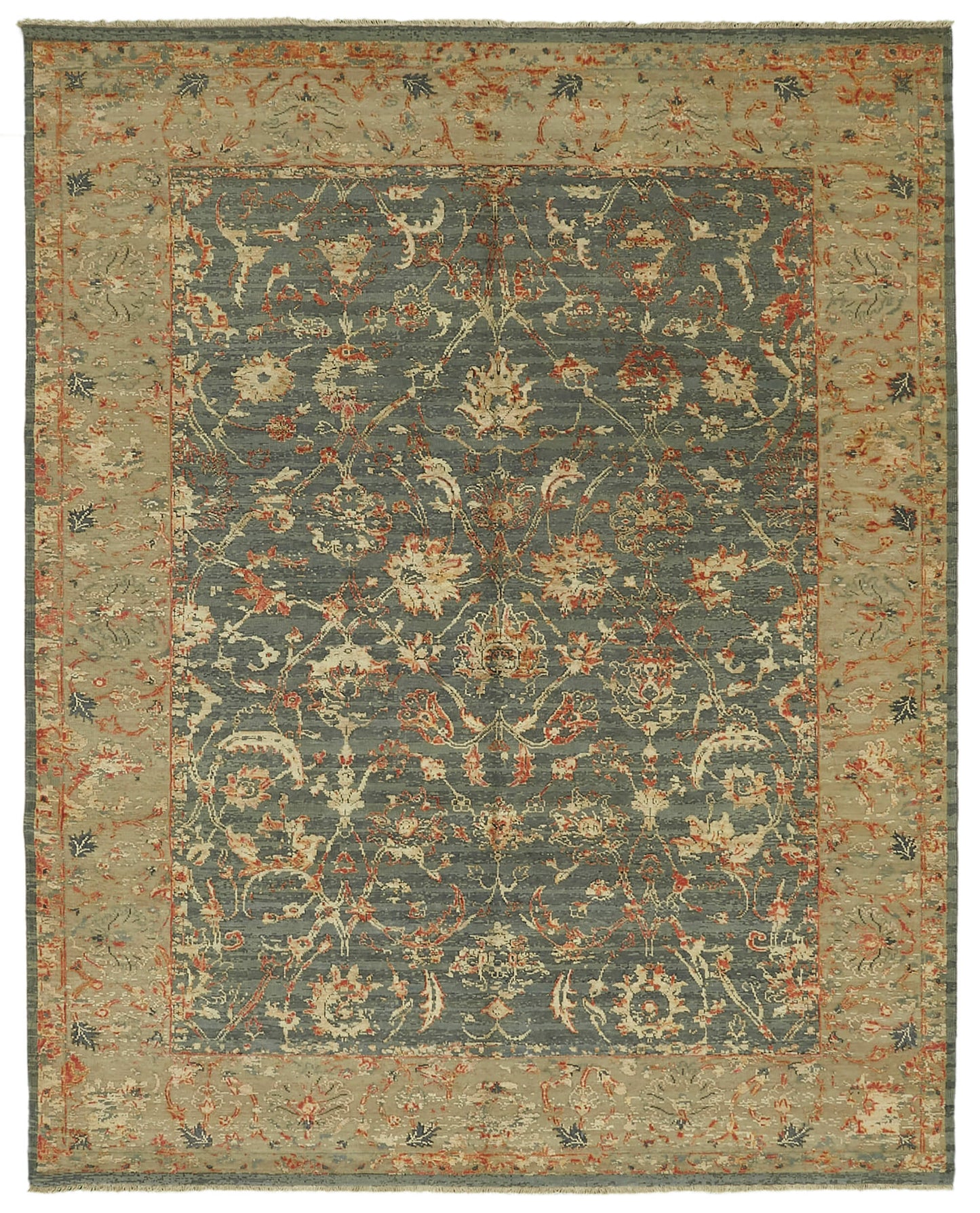 8x10 Beige Oushak Rug - 46528