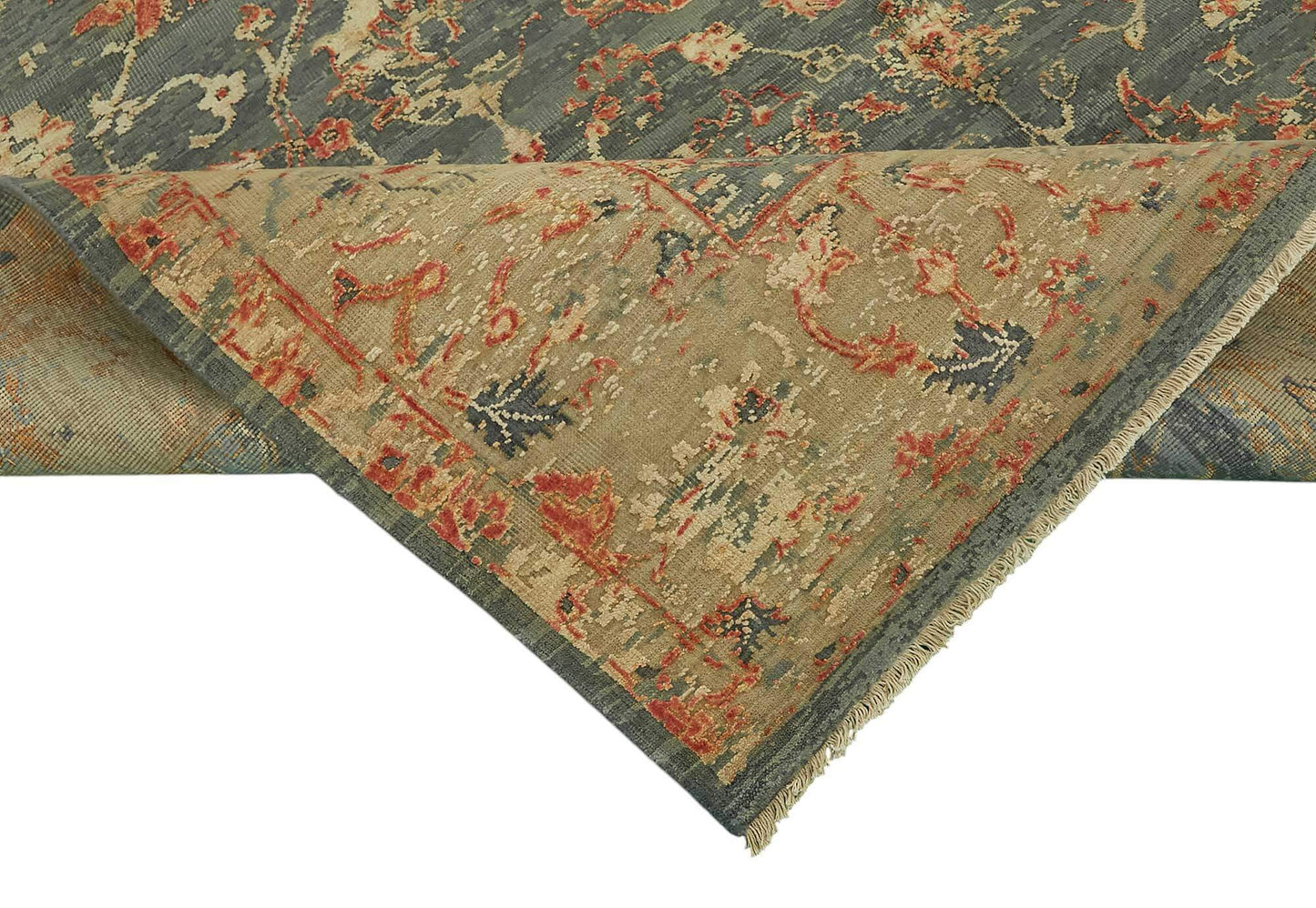 8x10 Beige Oushak Rug - 46528