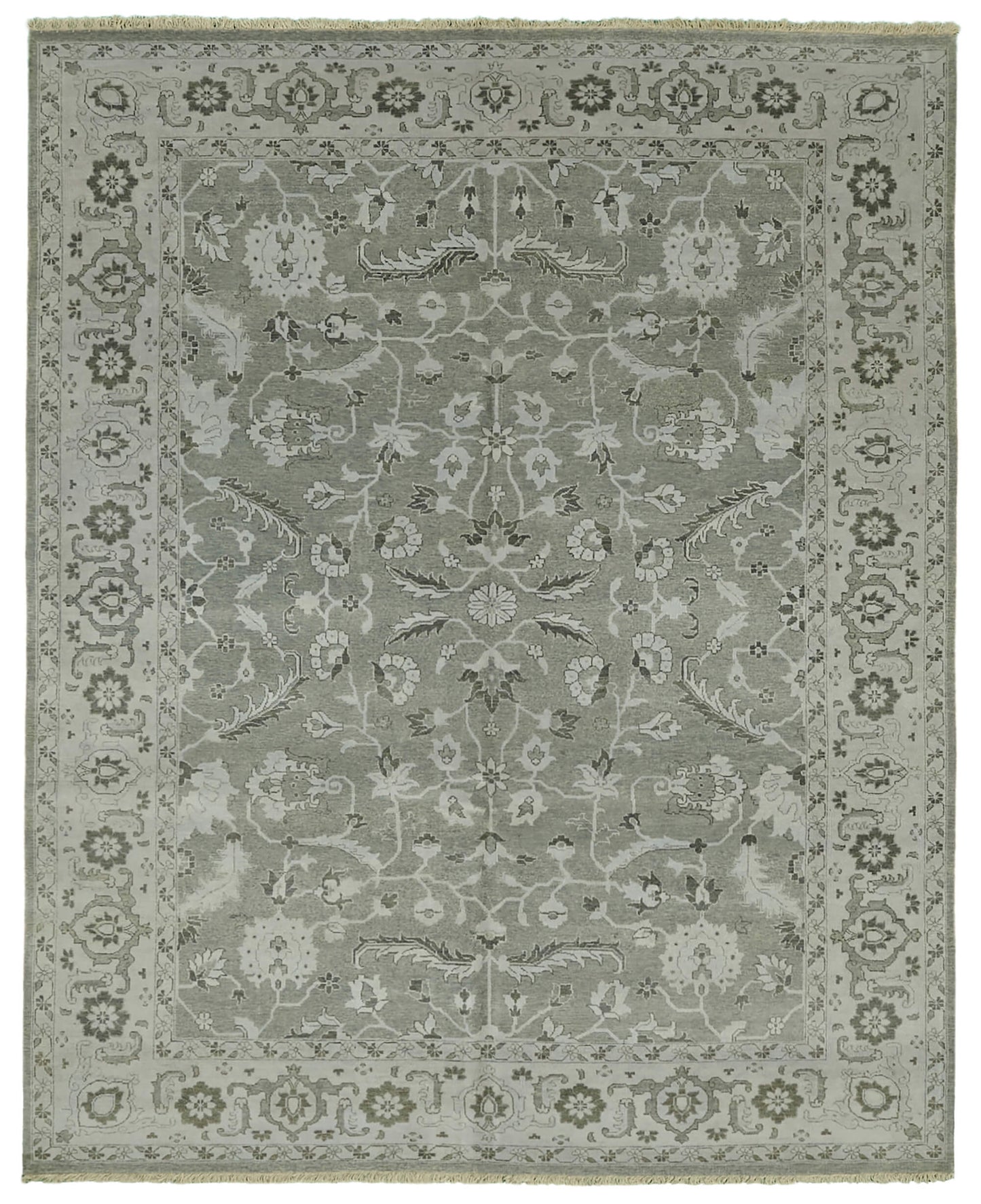 8x10 Grey Oushak Rug - 46529