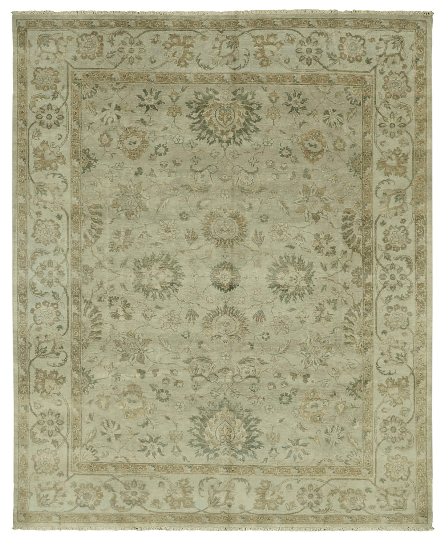 8x10 Beige Oushak Rug - 46532