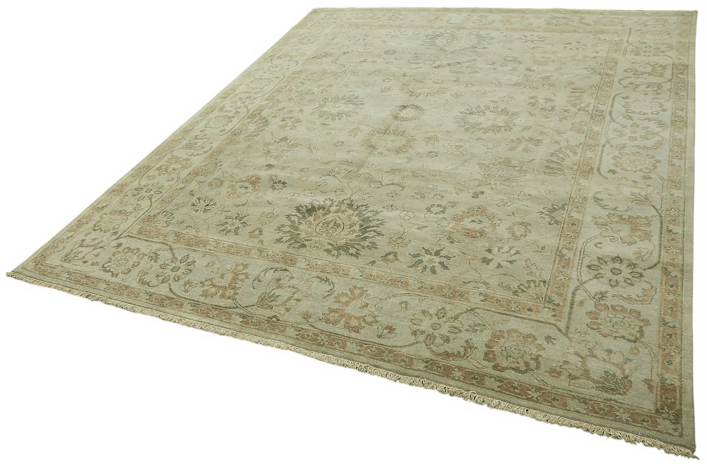 8x10 Beige Oushak Rug - 46532