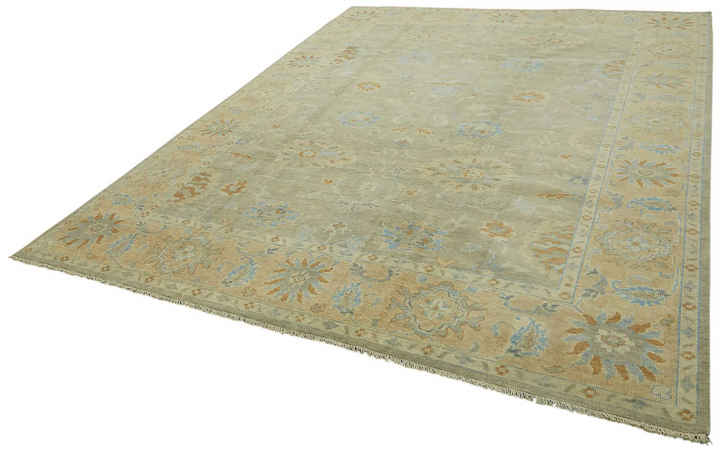 9x12 Beige Oushak Rug - 46559