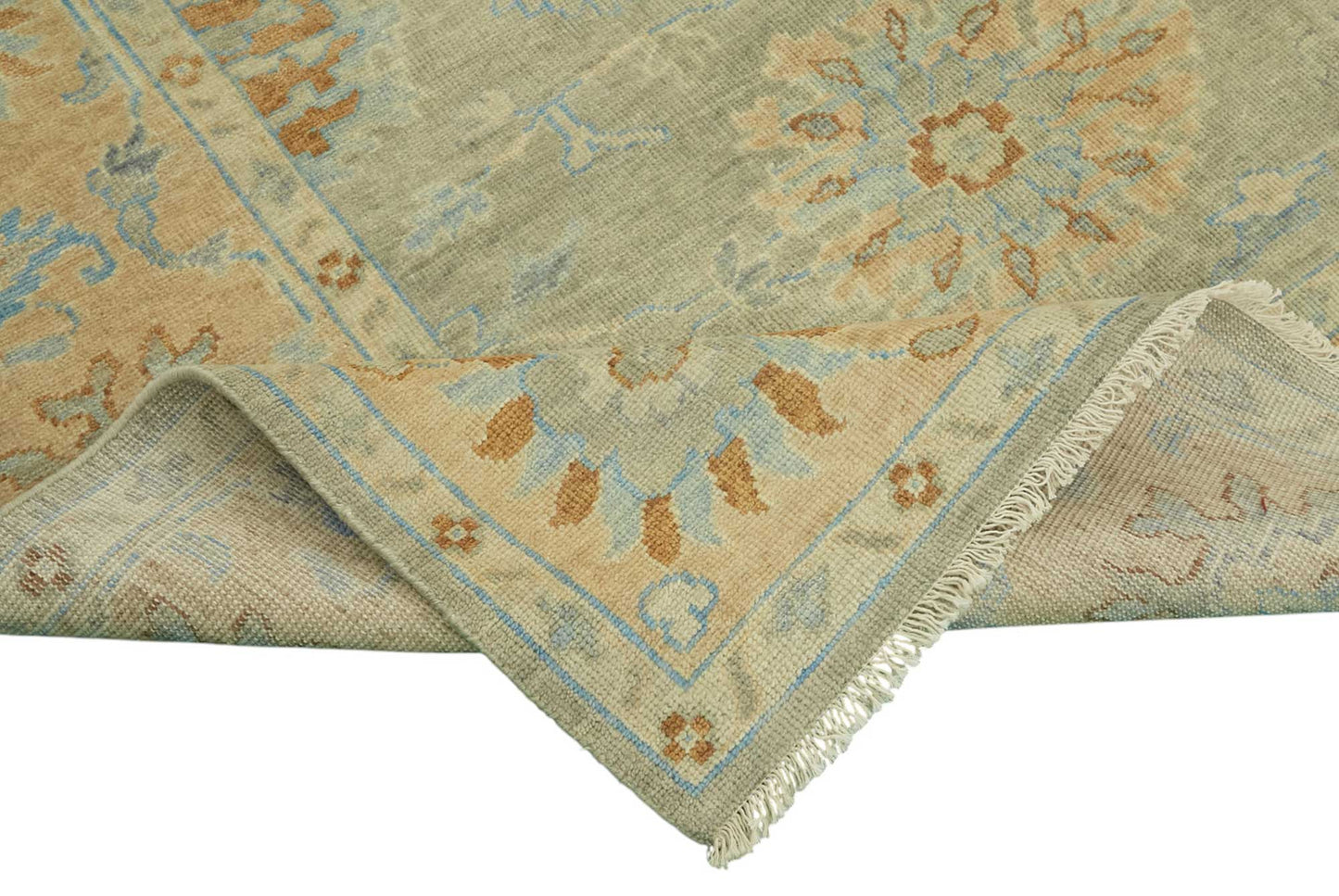 9x12 Beige Oushak Rug - 46559