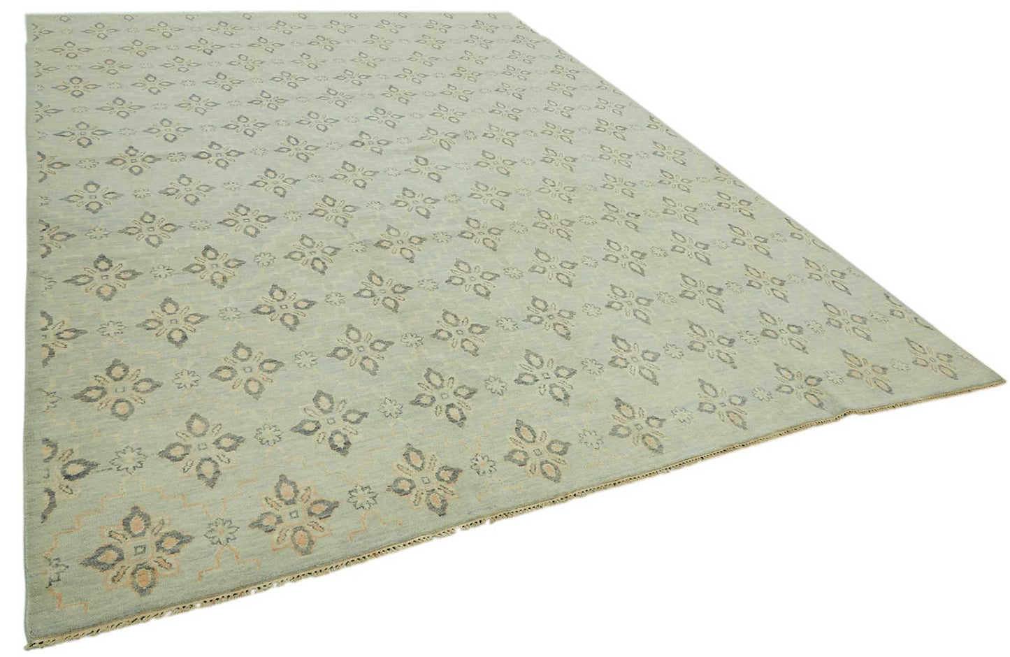 9x12 Blue Oushak Rug - 46568