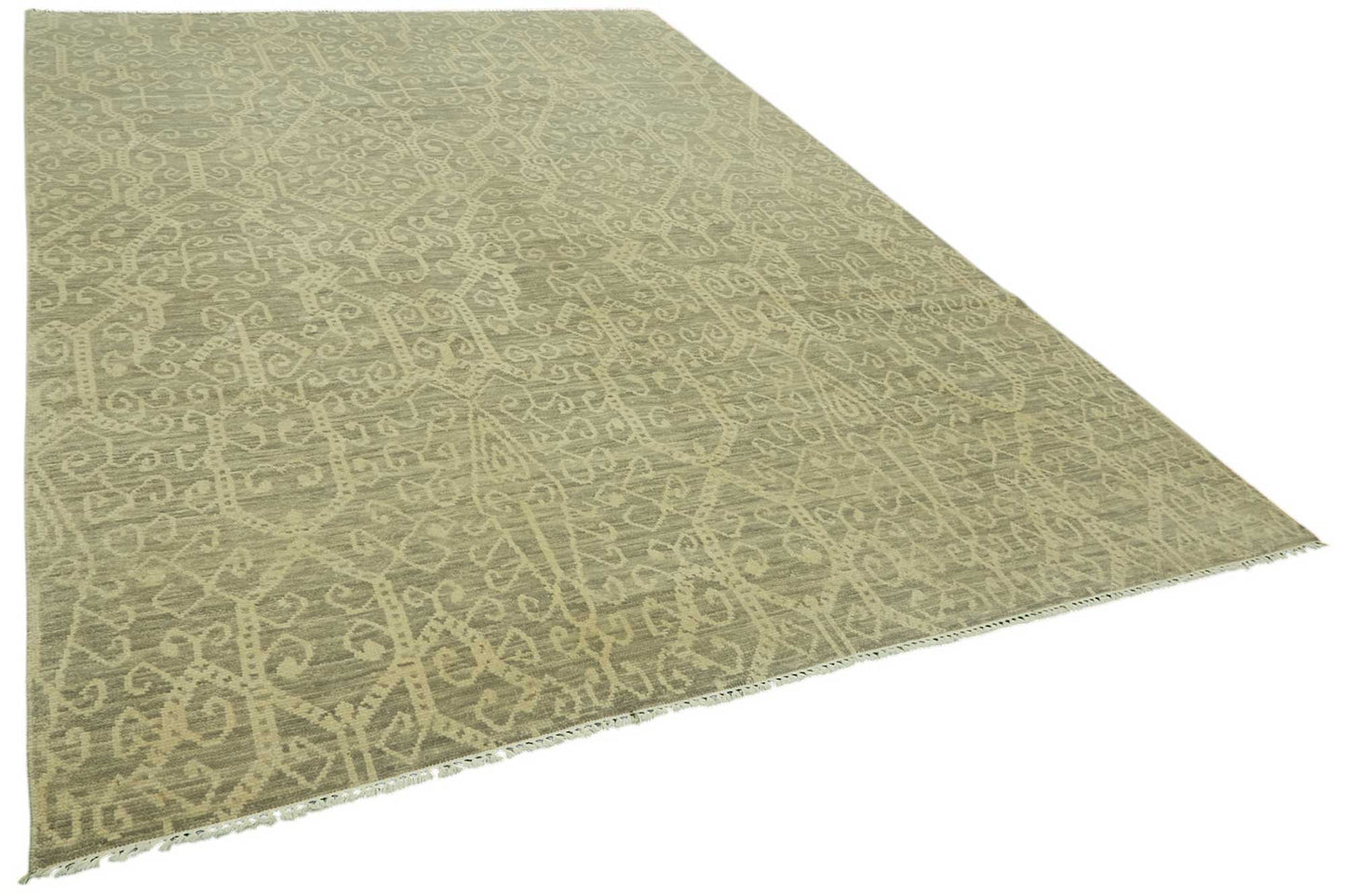 8x12 Beige Oushak Rug - 46571