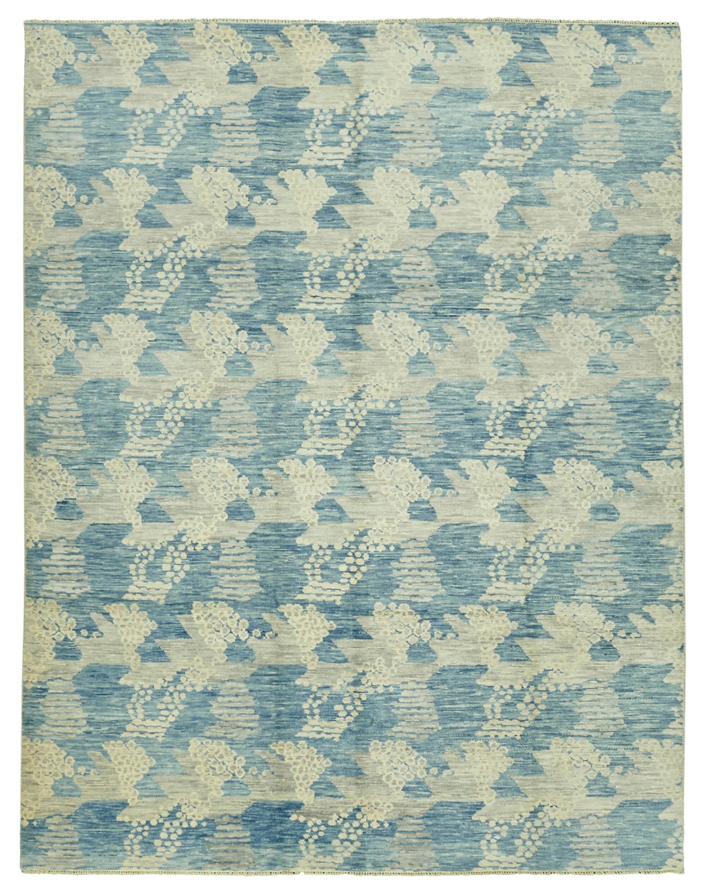 9x12 Blue Oushak Rug - 46577