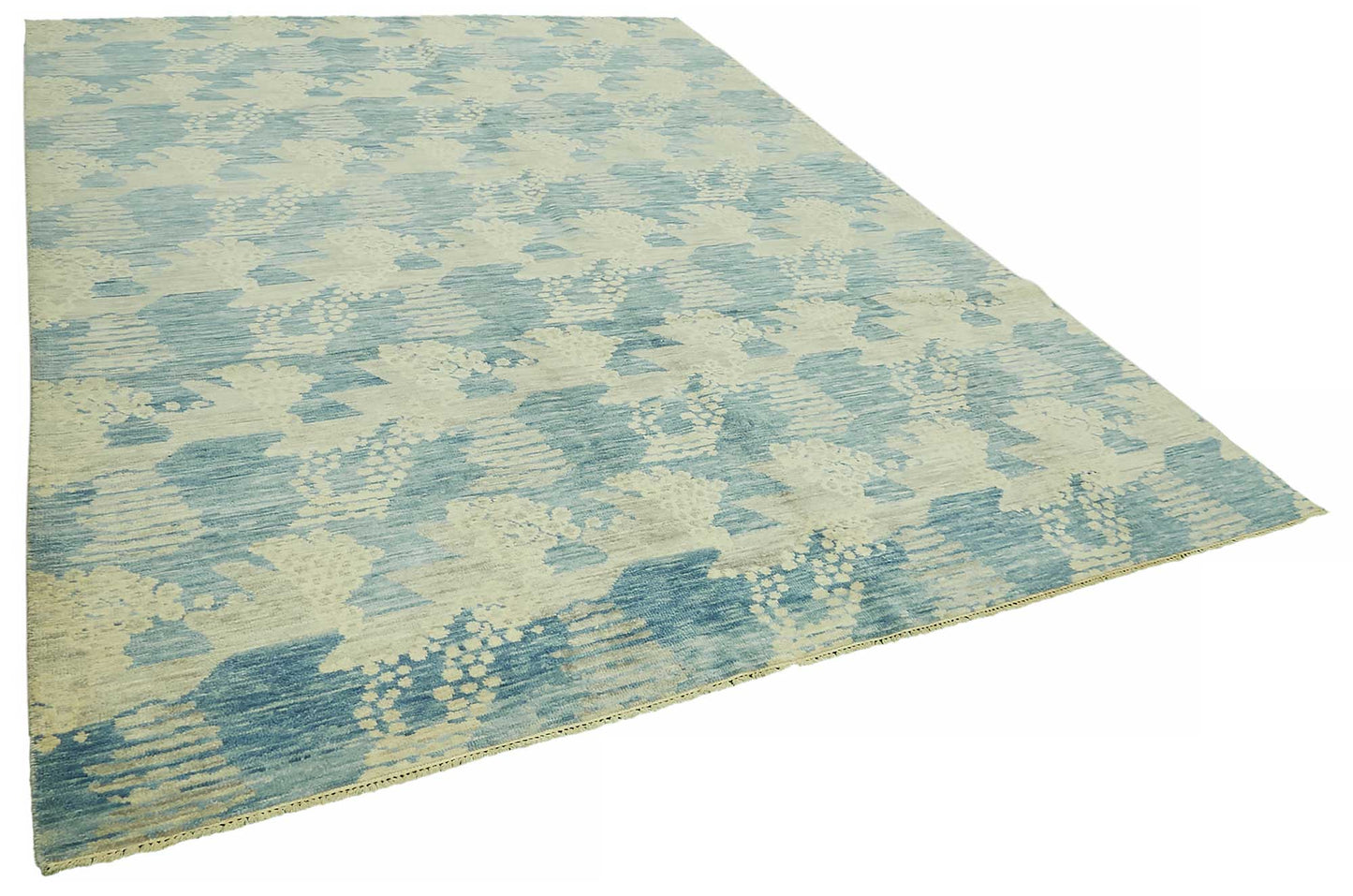 9x12 Blue Oushak Rug - 46577