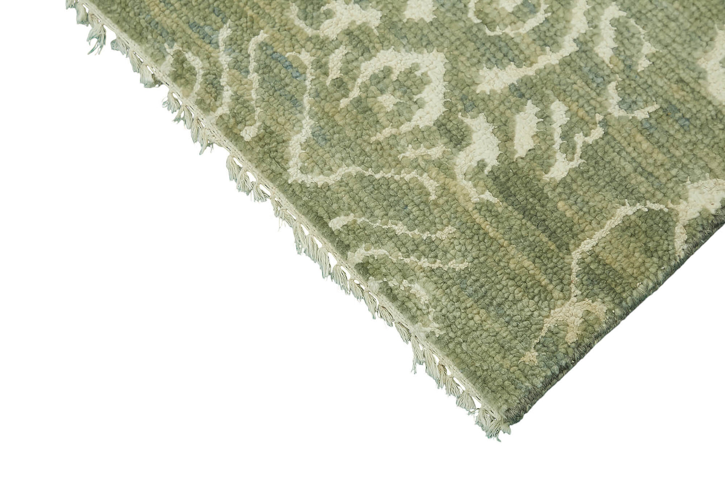 9x11 Green Oushak Rug - 46579