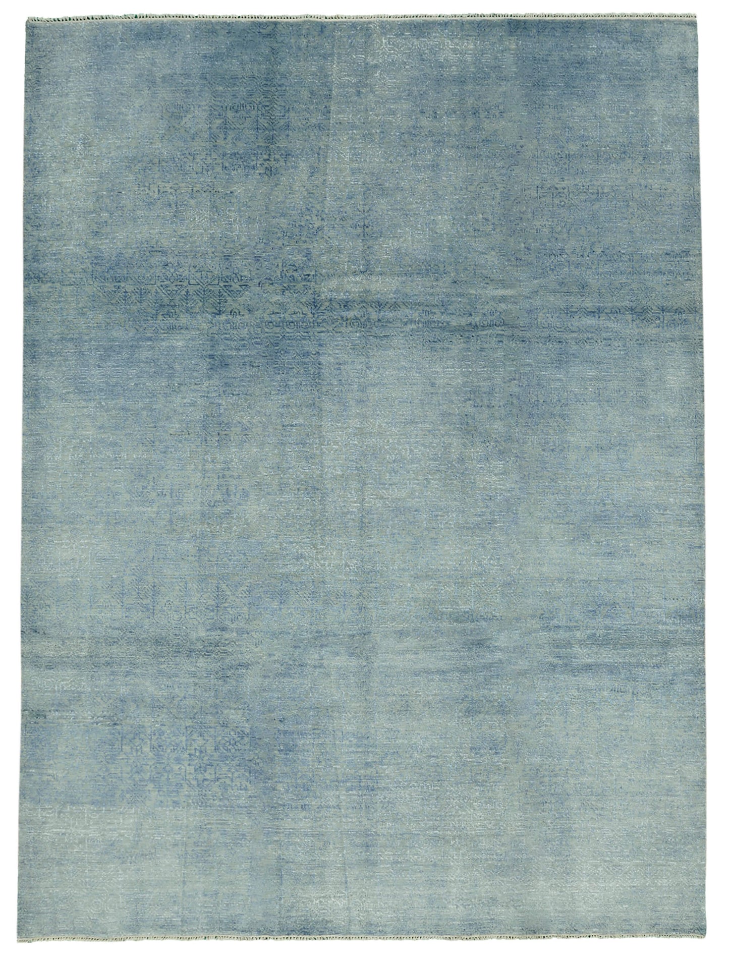 9x12 Blue Oushak Rug - 46581