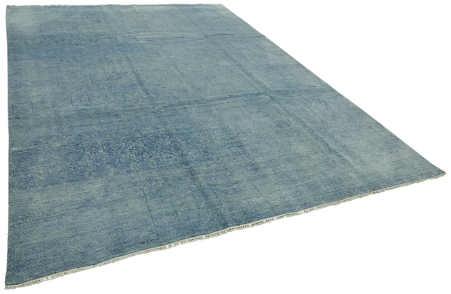 9x12 Blue Oushak Rug - 46581