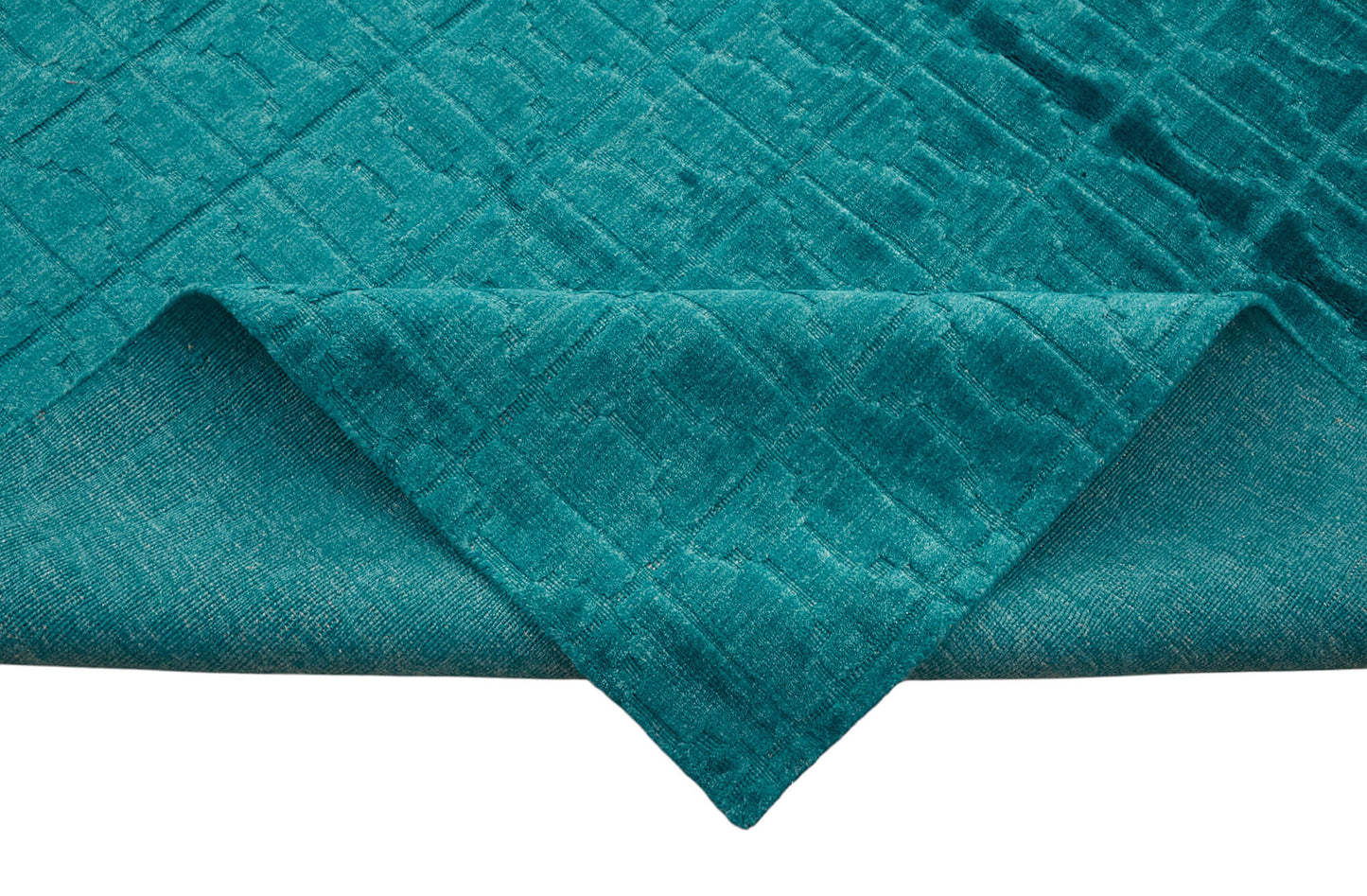 8x11 Turquoise Oushak Rug - 46590