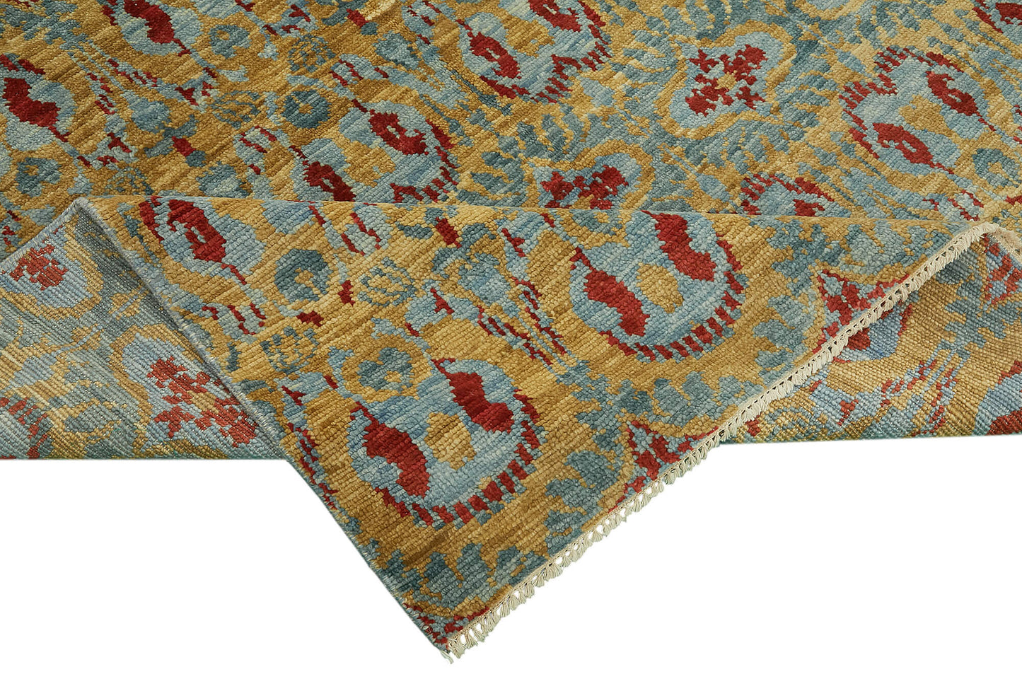 9x12 Blue Oushak Rug - 46595