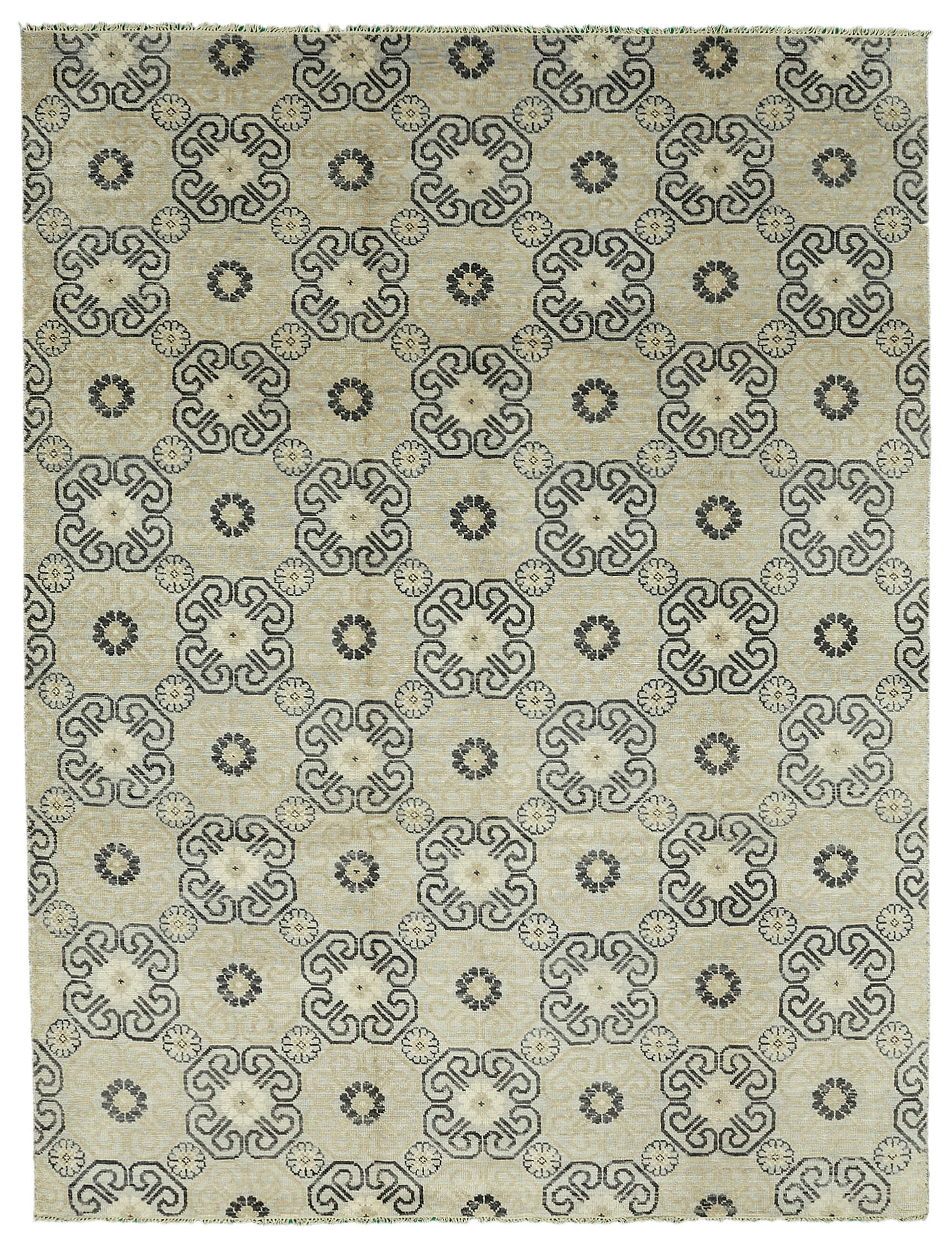 9x12 Beige Oushak Rug - 46598