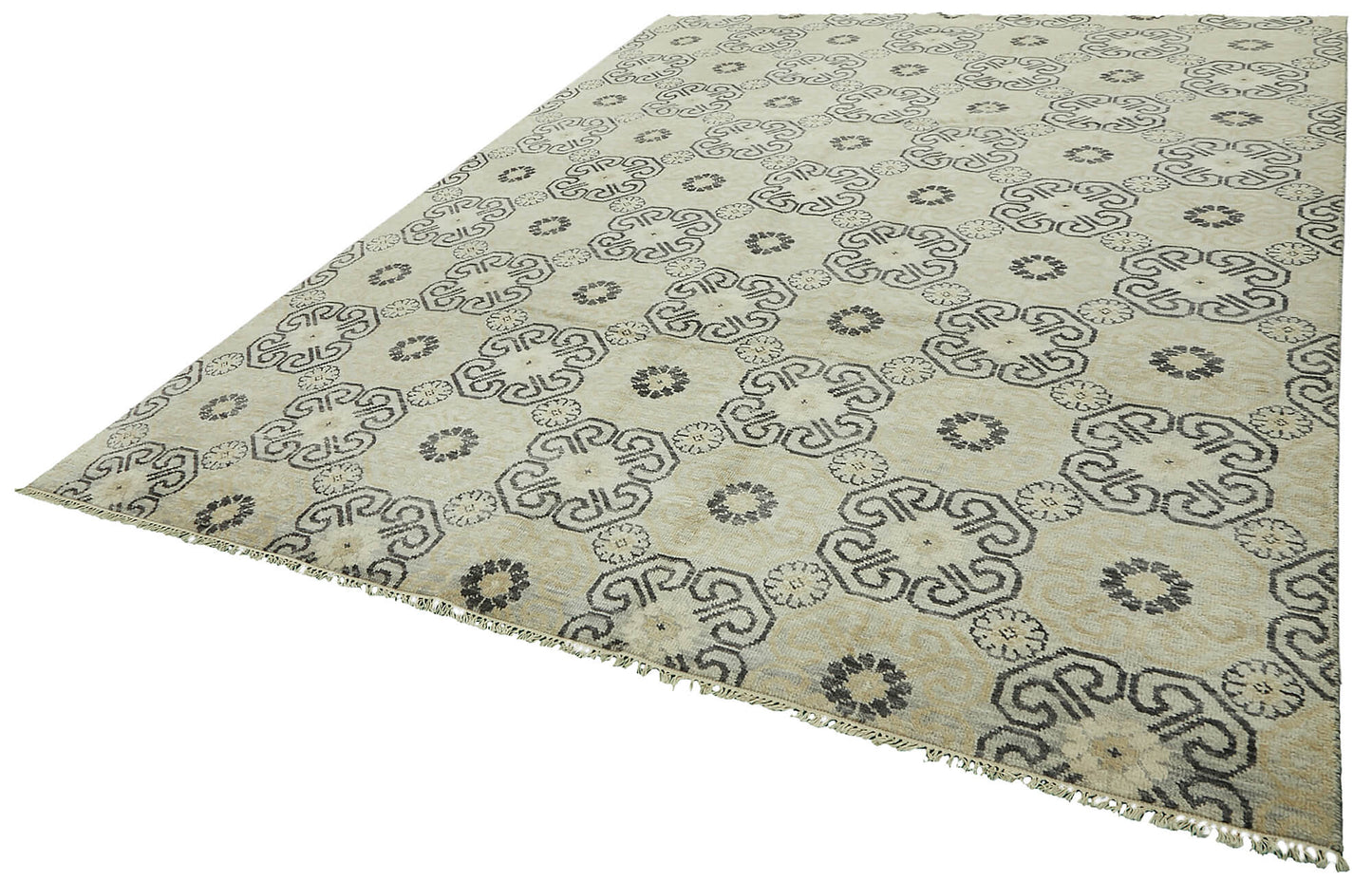 9x12 Beige Oushak Rug - 46598