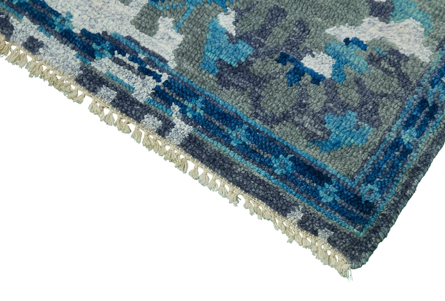 8x10 Blue Oushak Rug - 46600