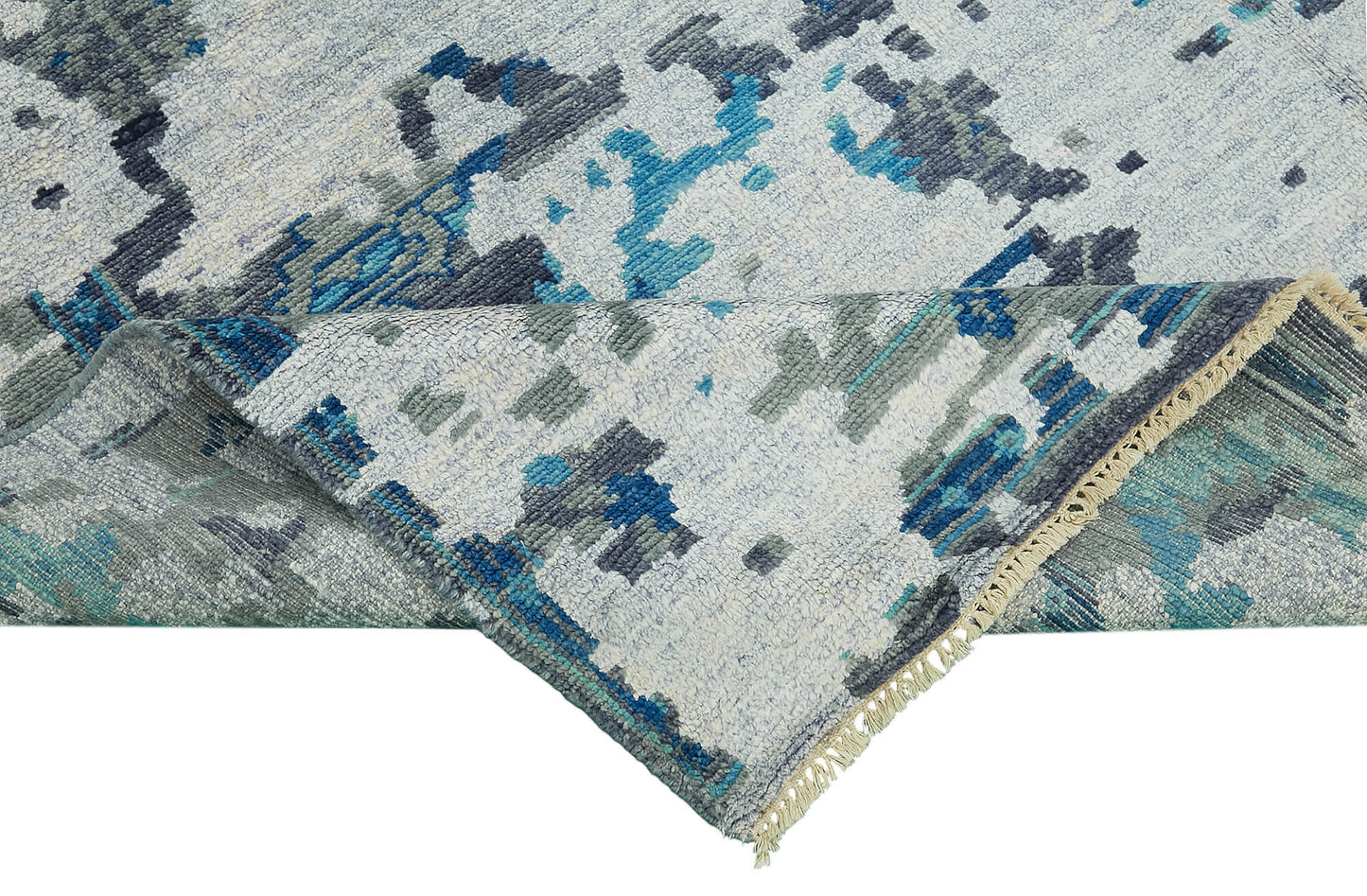 8x10 Blue Oushak Rug - 46600