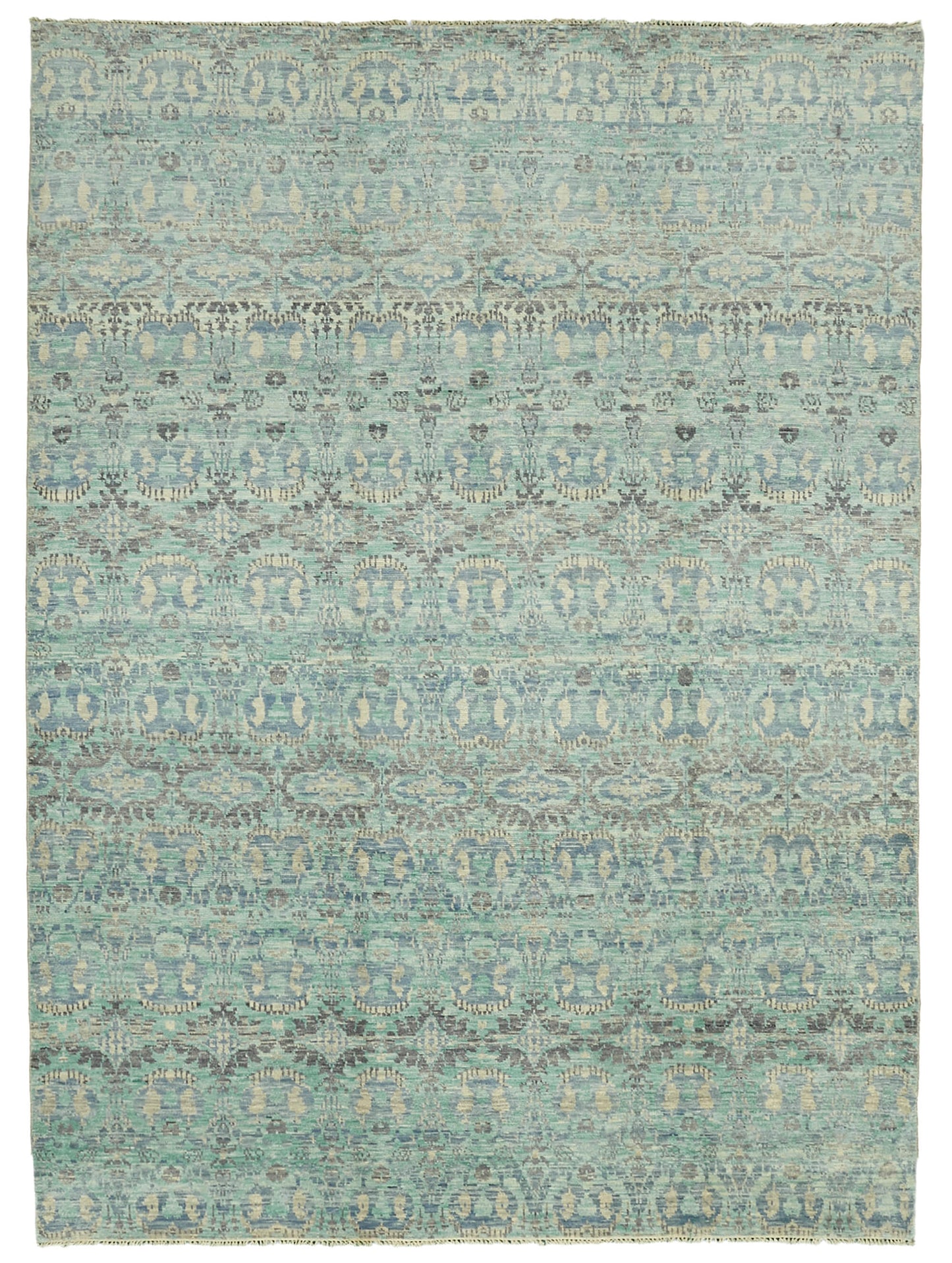 9x12 Blue Oushak Rug - 46608