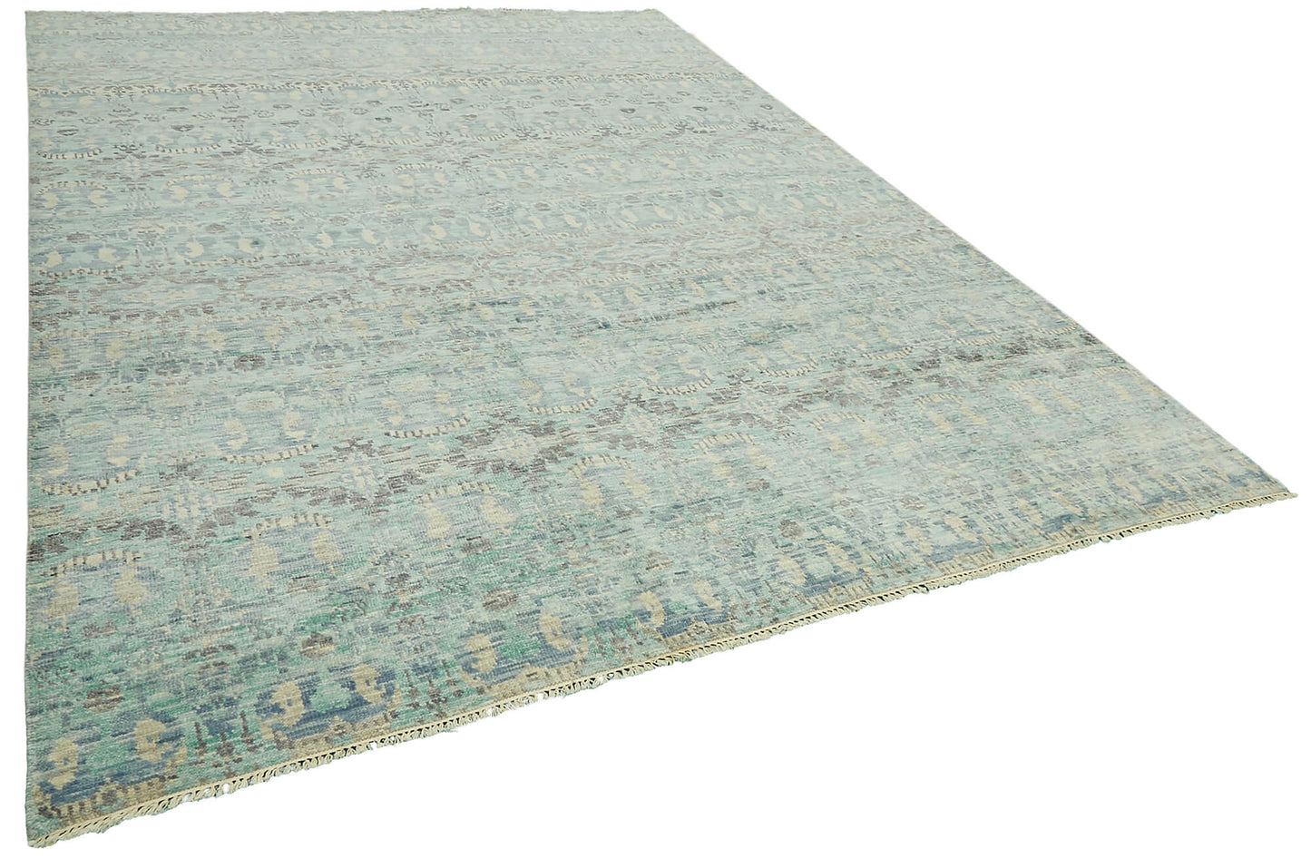 9x12 Blue Oushak Rug - 46608