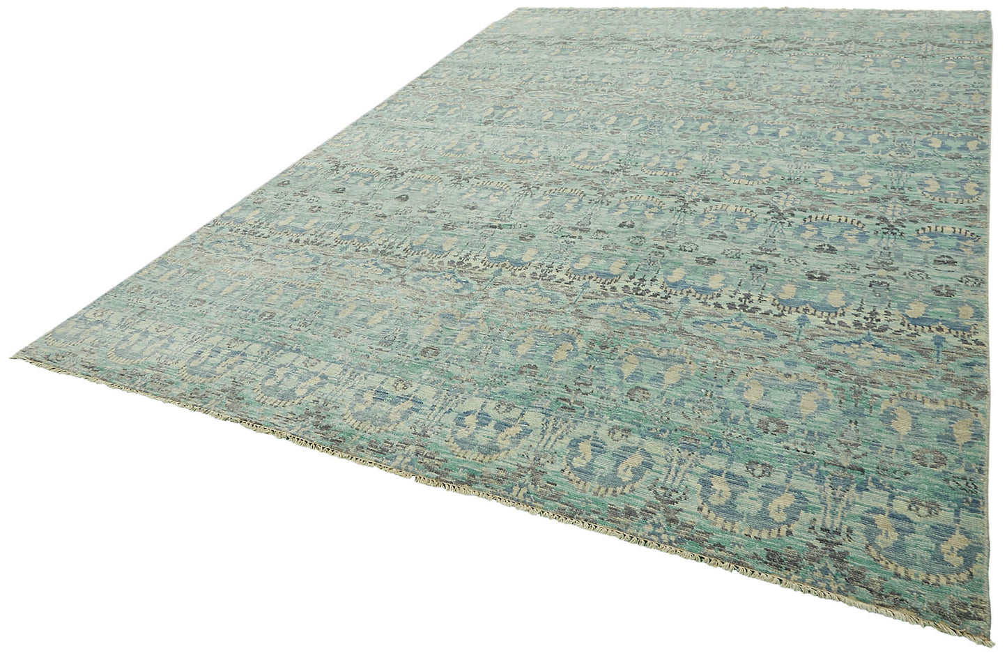 9x12 Blue Oushak Rug - 46608