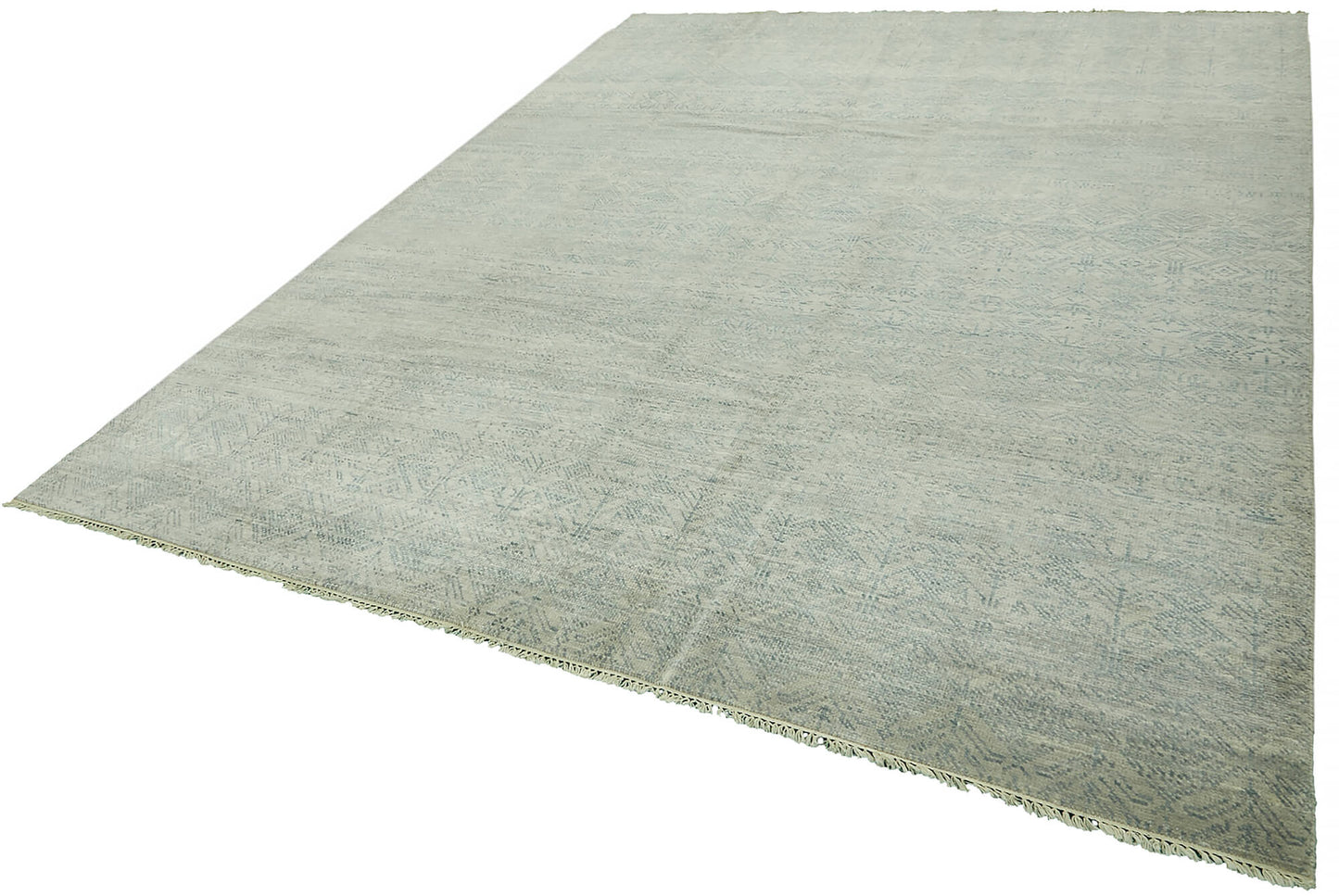 9x12 Blue Oushak Rug - 46614