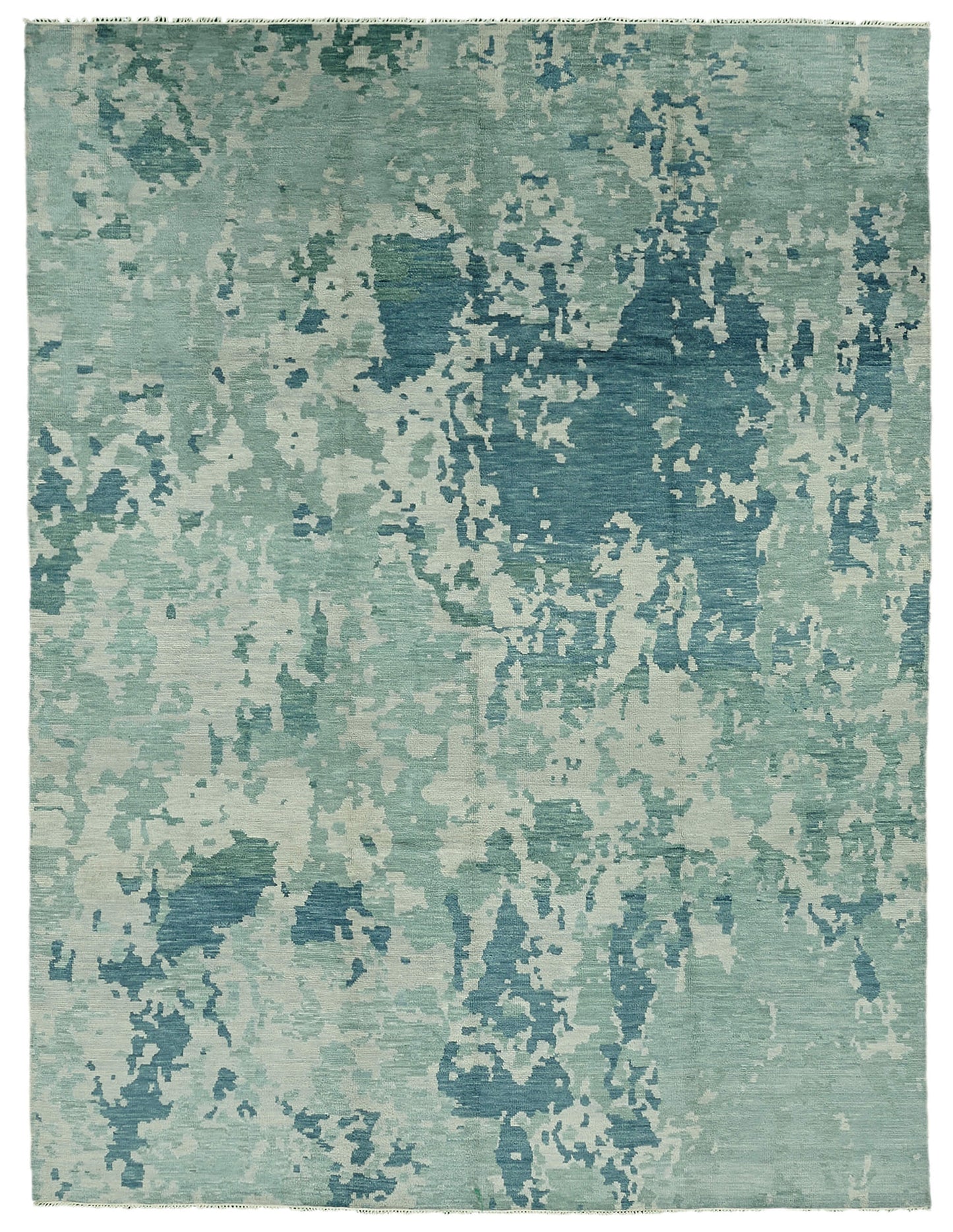 9x12 Blue Oushak Rug - 46615