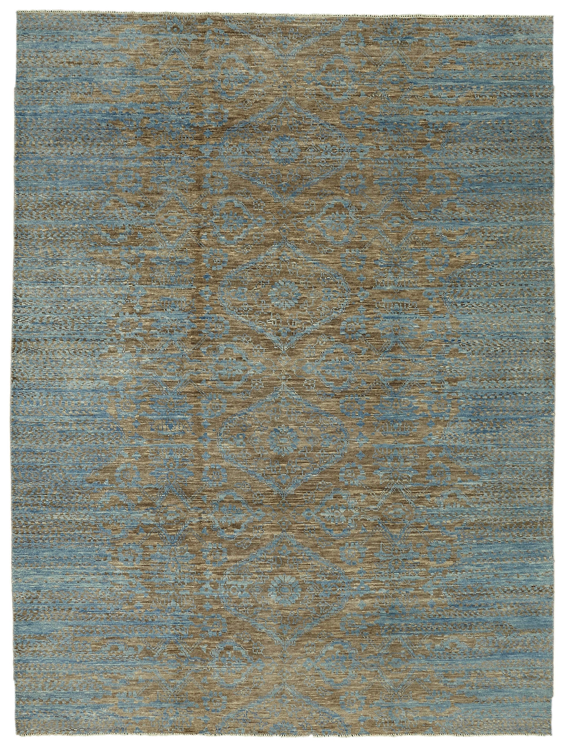 9x12 Blue Oushak Rug - 46616