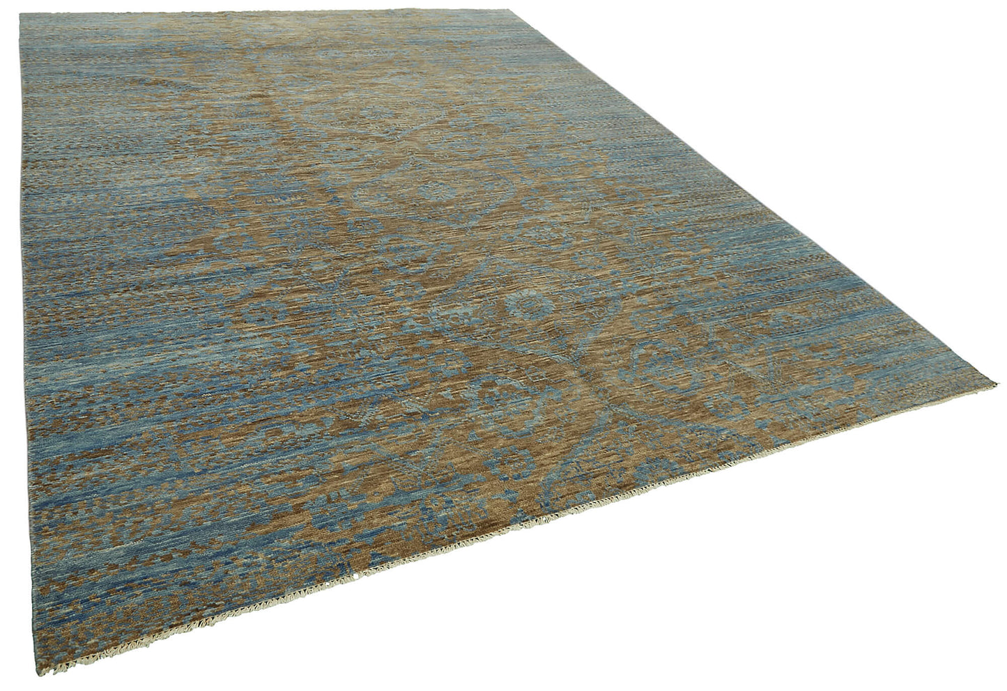 9x12 Blue Oushak Rug - 46616