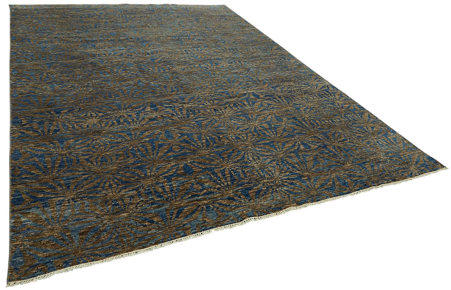 9x12 Blue Oushak Rug - 46617