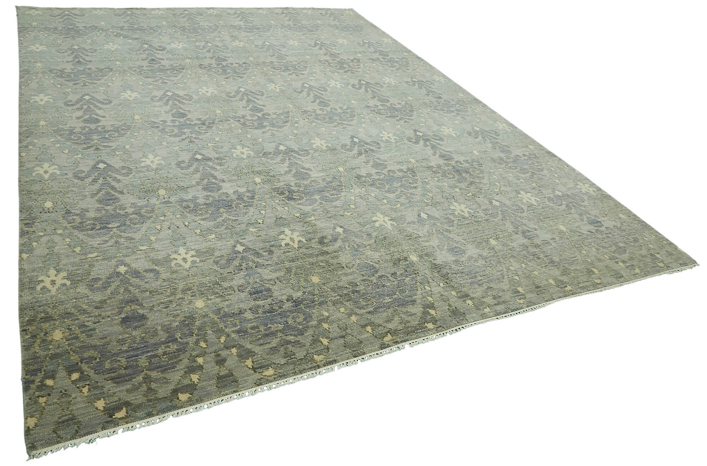 9x12 Blue Oushak Rug - 46618