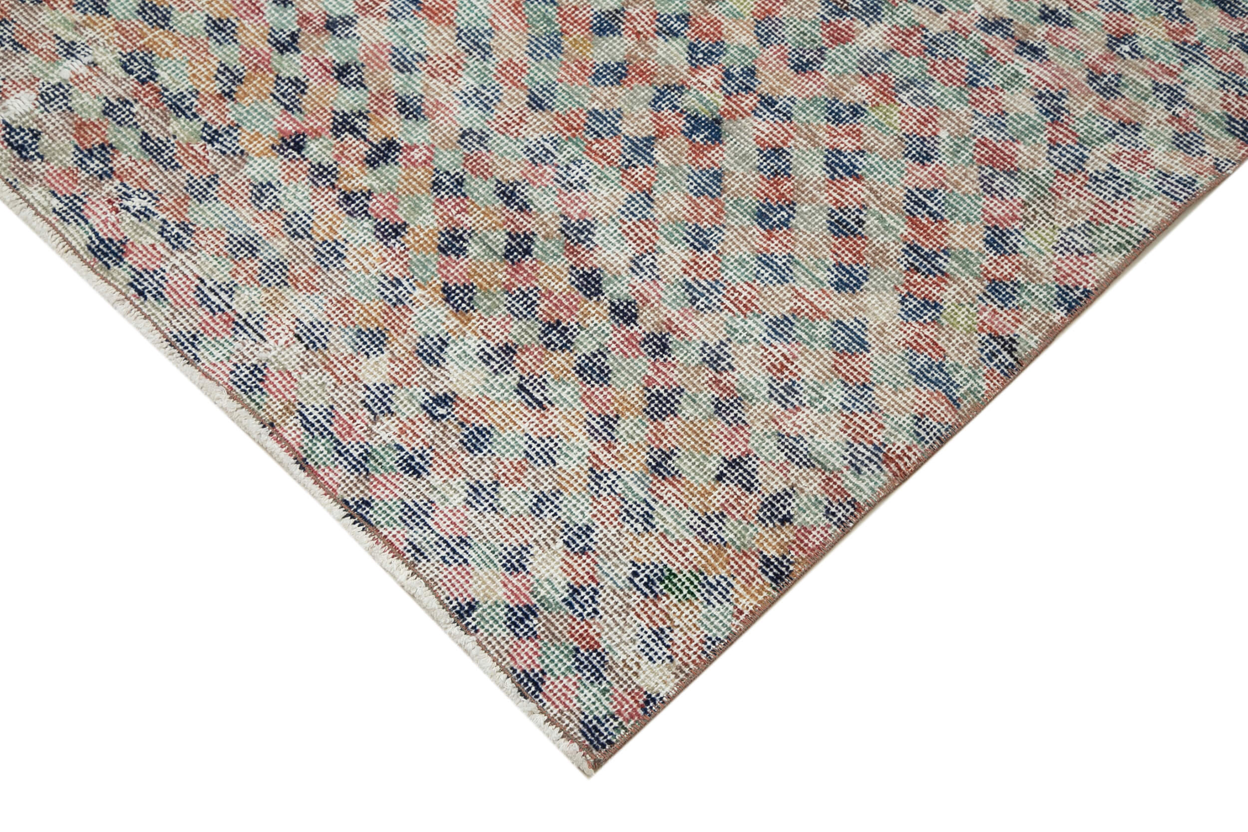 5x9 Multicolor Turkish Bohemian Wool Area Rug -11137