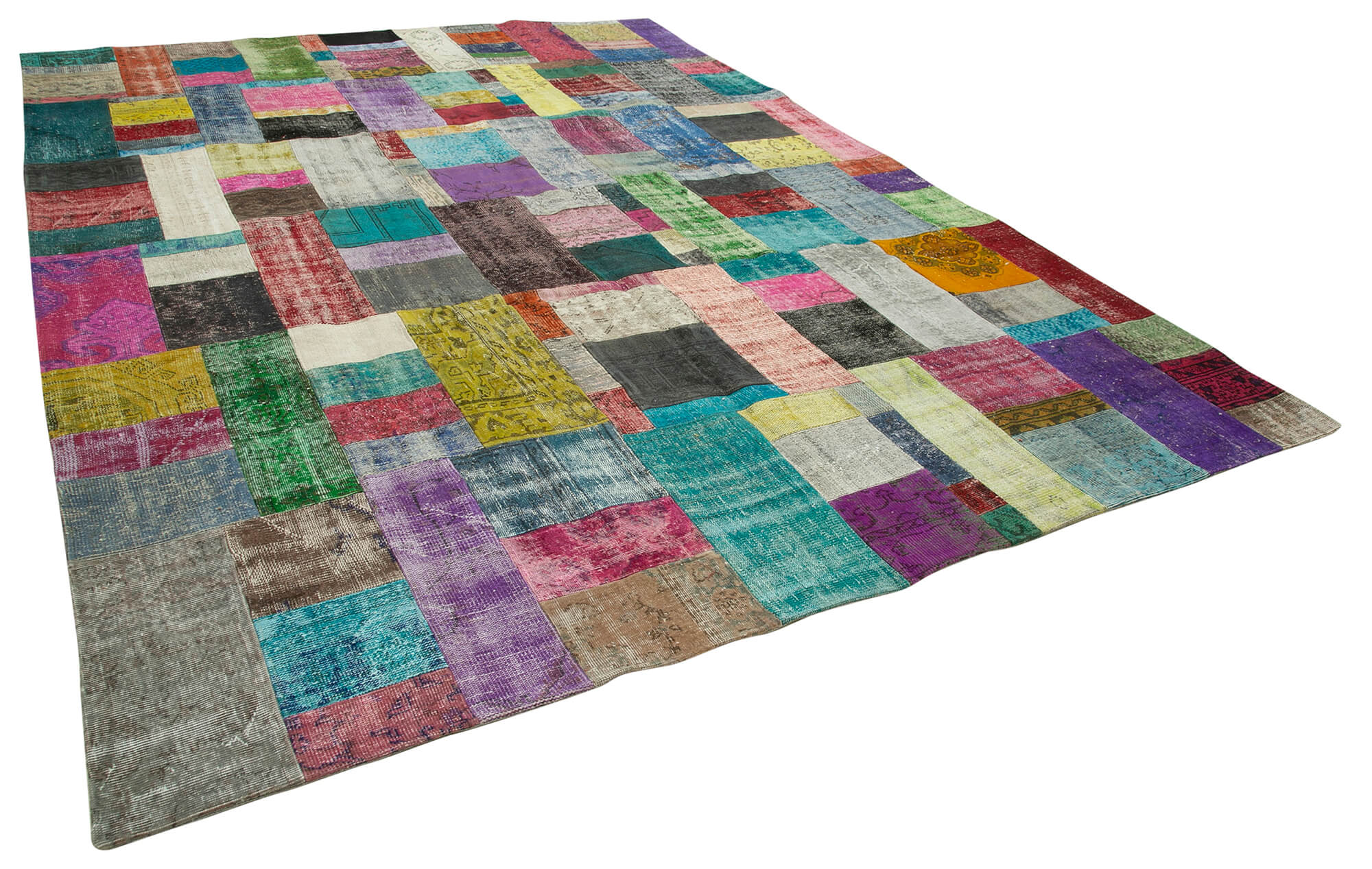 10x13 Multicolor Hand Woven Large Floor Area Rug -10207